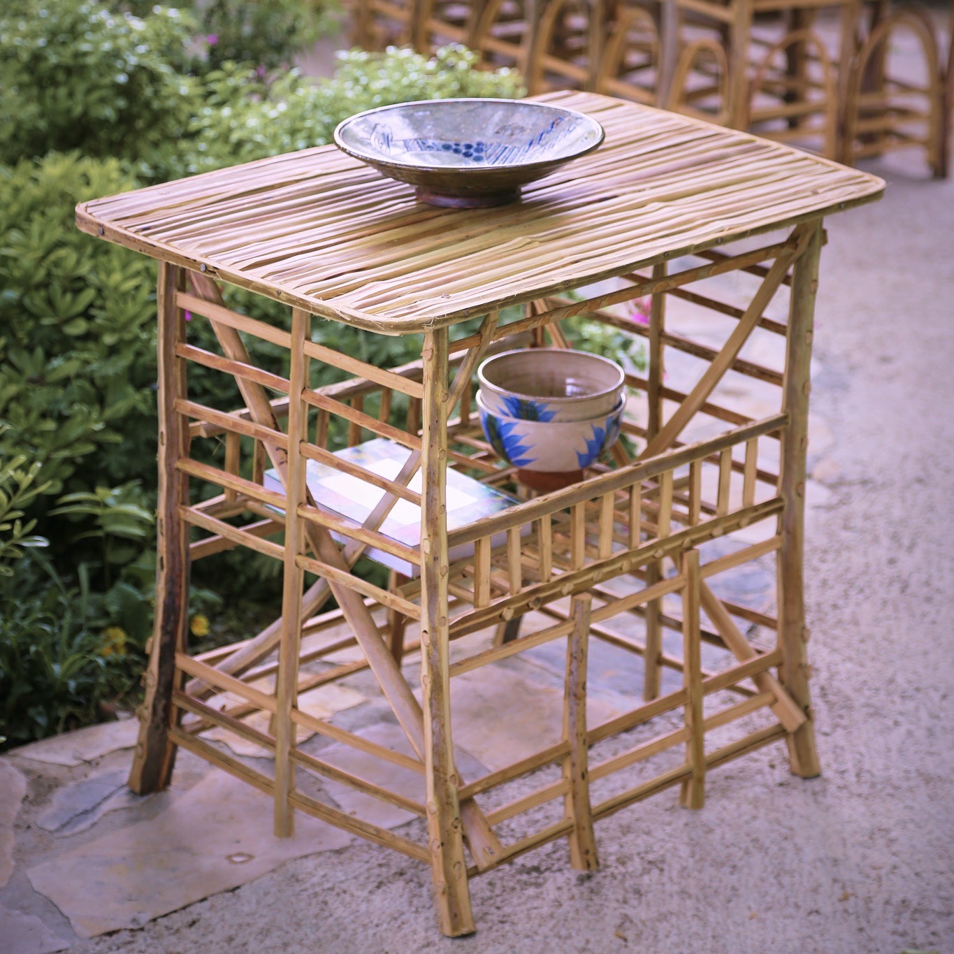 Meuble Artisanal en Bois de Palmier Dattier-Table Aria-Egypte. MobArT. La Route des Rois. Lifestyle. Mobilier artisanal