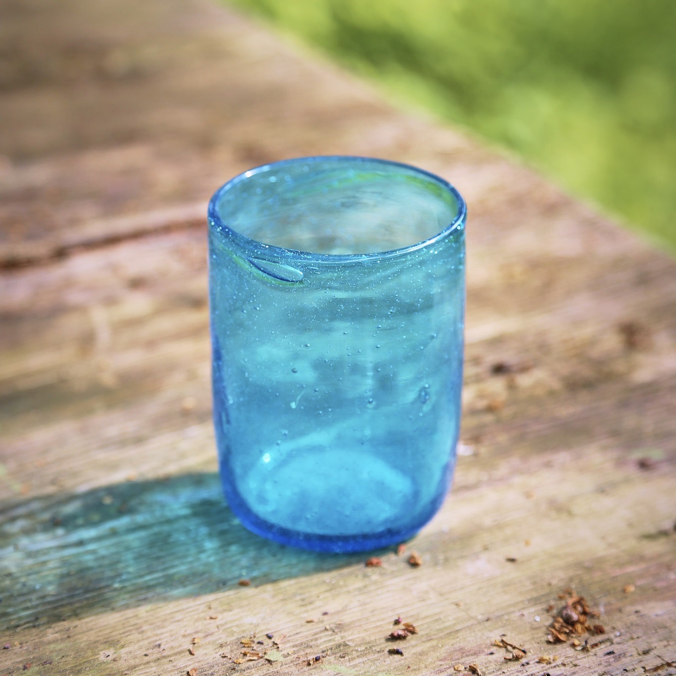 Verre Palantir turquoise Egypte. VerPa3. La Route des Rois. Lifestyle. Verre soufflé Egypte 