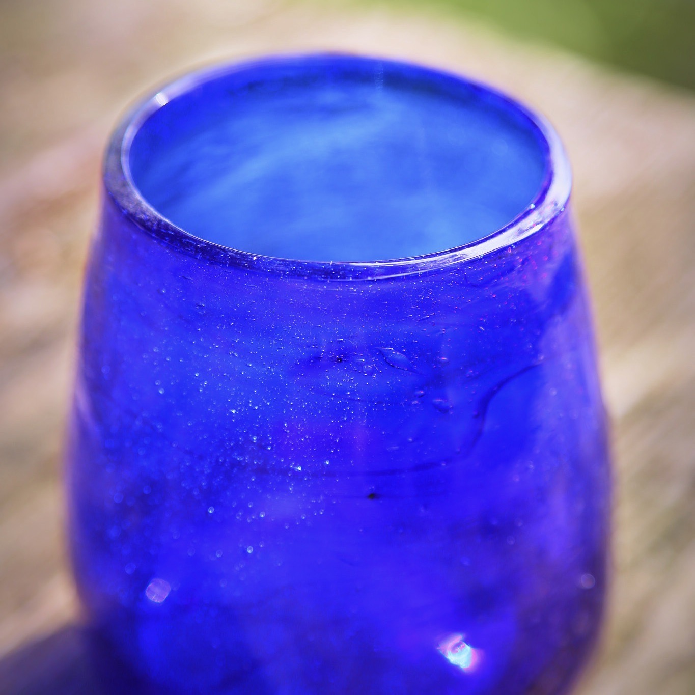 Verre Salomé bleu  Egypte. versa2. La Route des Rois. Lifestyle. Verre soufflé Egypte