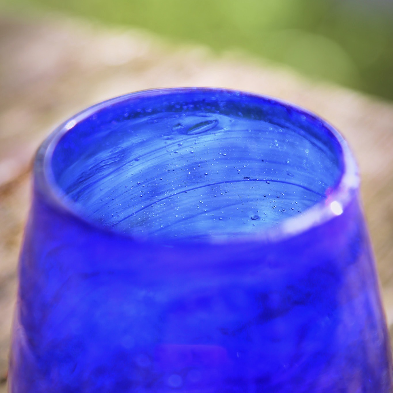 Verre Salomé bleu  Egypte. versa2. La Route des Rois. Lifestyle. Verre soufflé Egypte
