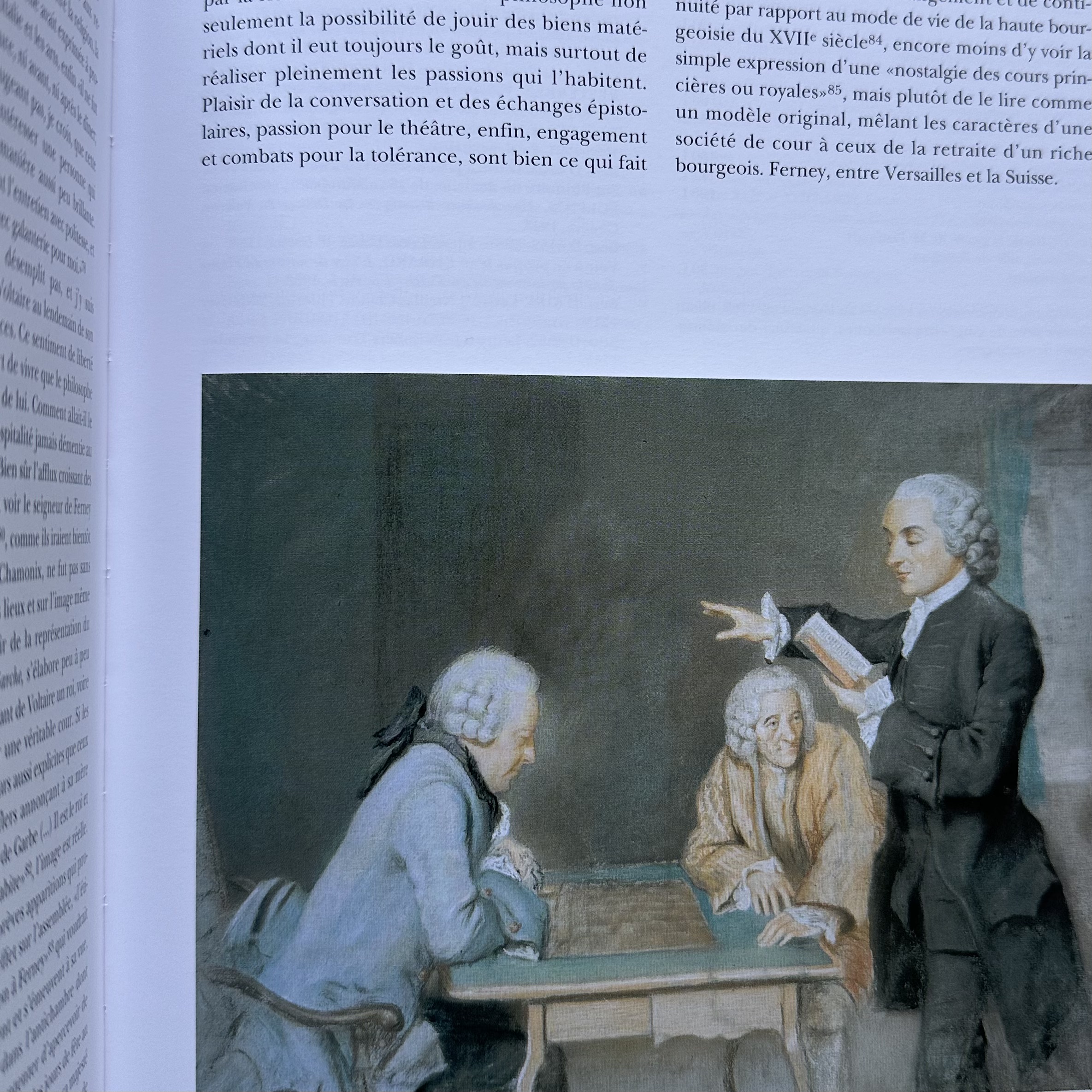 JEAN STAROBINSKI, MARTINE KOELLIKER, COLLECTIF : Voltaire chez lui Genève et Ferney. La Route des Rois. Librairie. Histoire