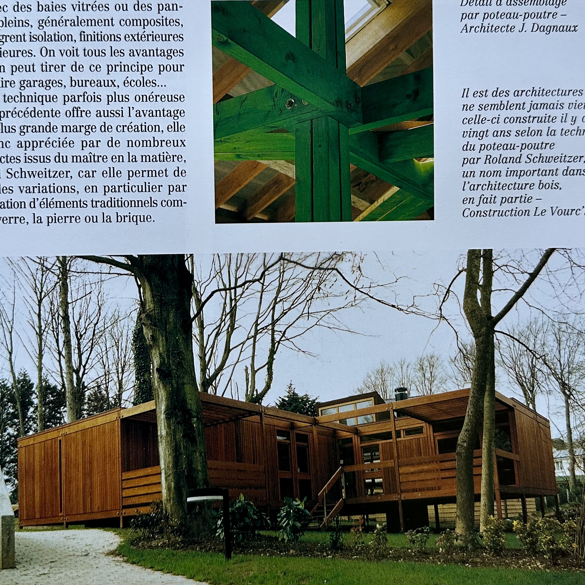 STEIN Annick : La maison Bois. La Route des Rois. Librairie. Architecture