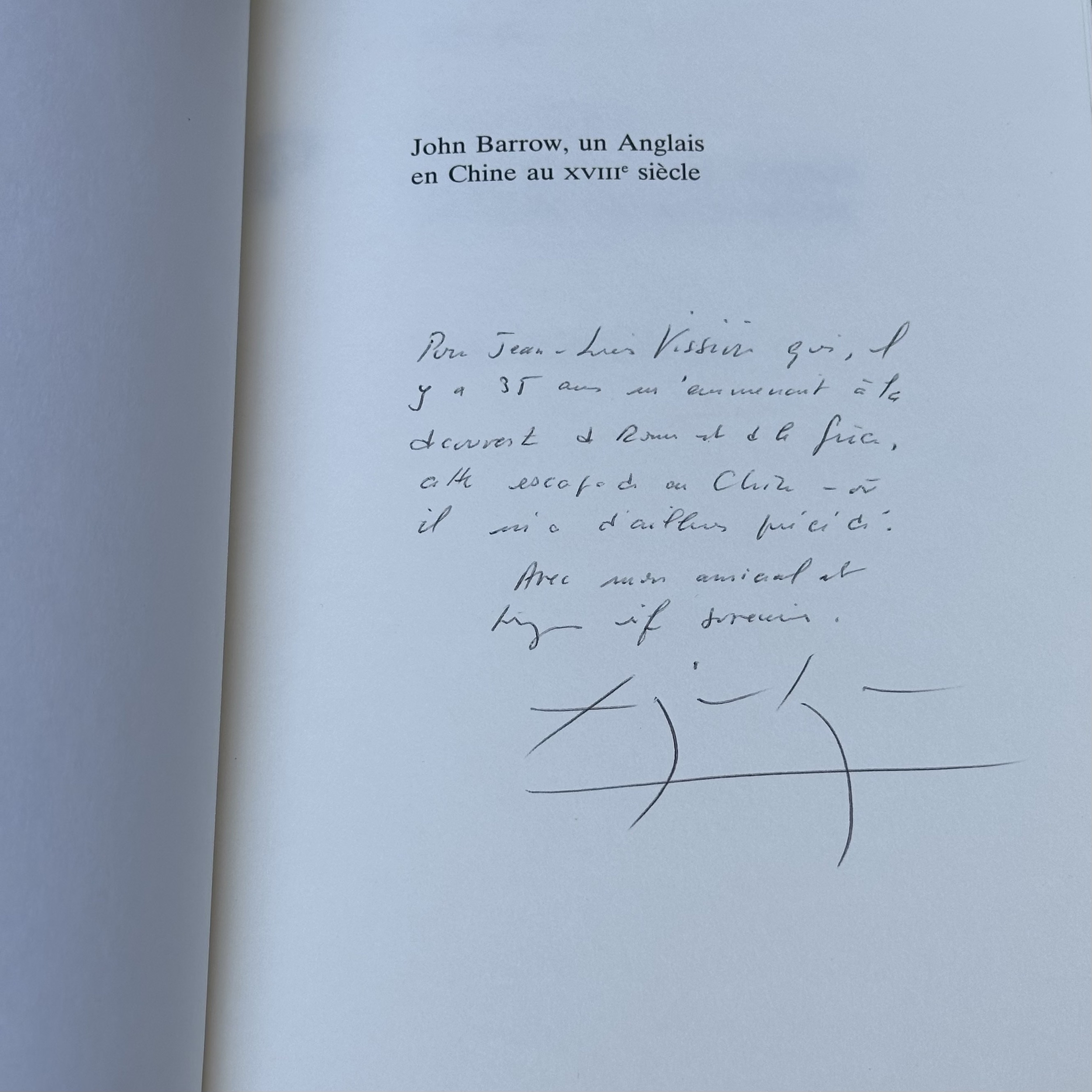 WALTER Xavier :  John Barrow, un Anglais en chine au XVIIIe siècle. La Route des Rois. Librairie. Voyage