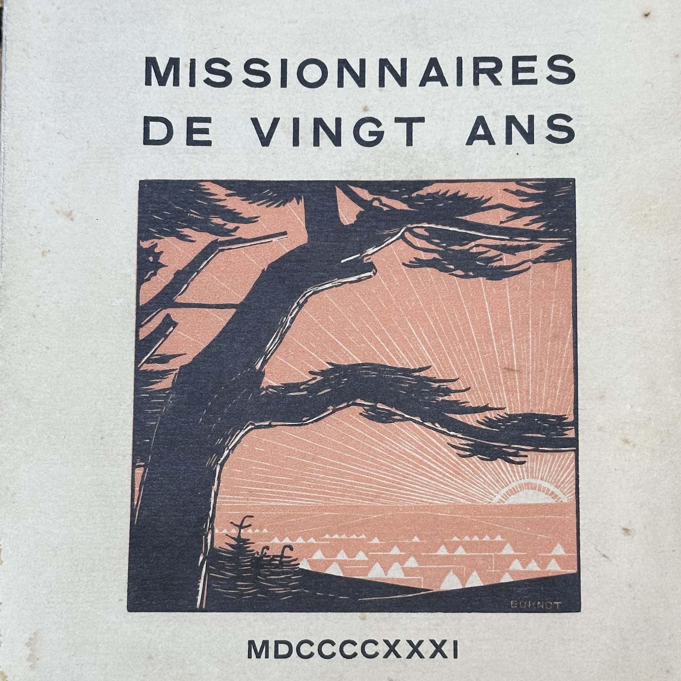 Missionnaire de vingt ans (150x200mm)