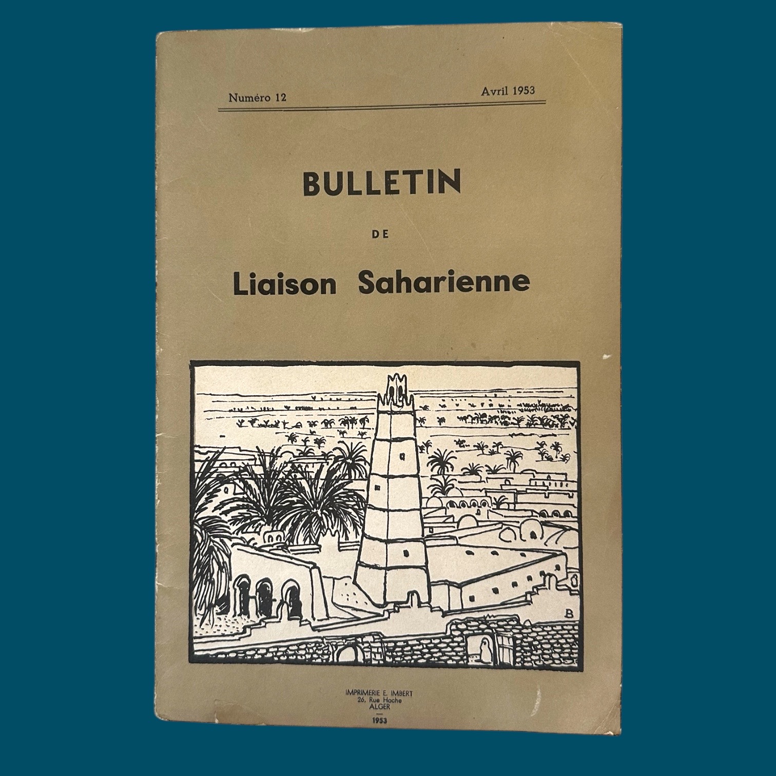 Bulletin de Liaison Saharienne N°12 (160x240mm)