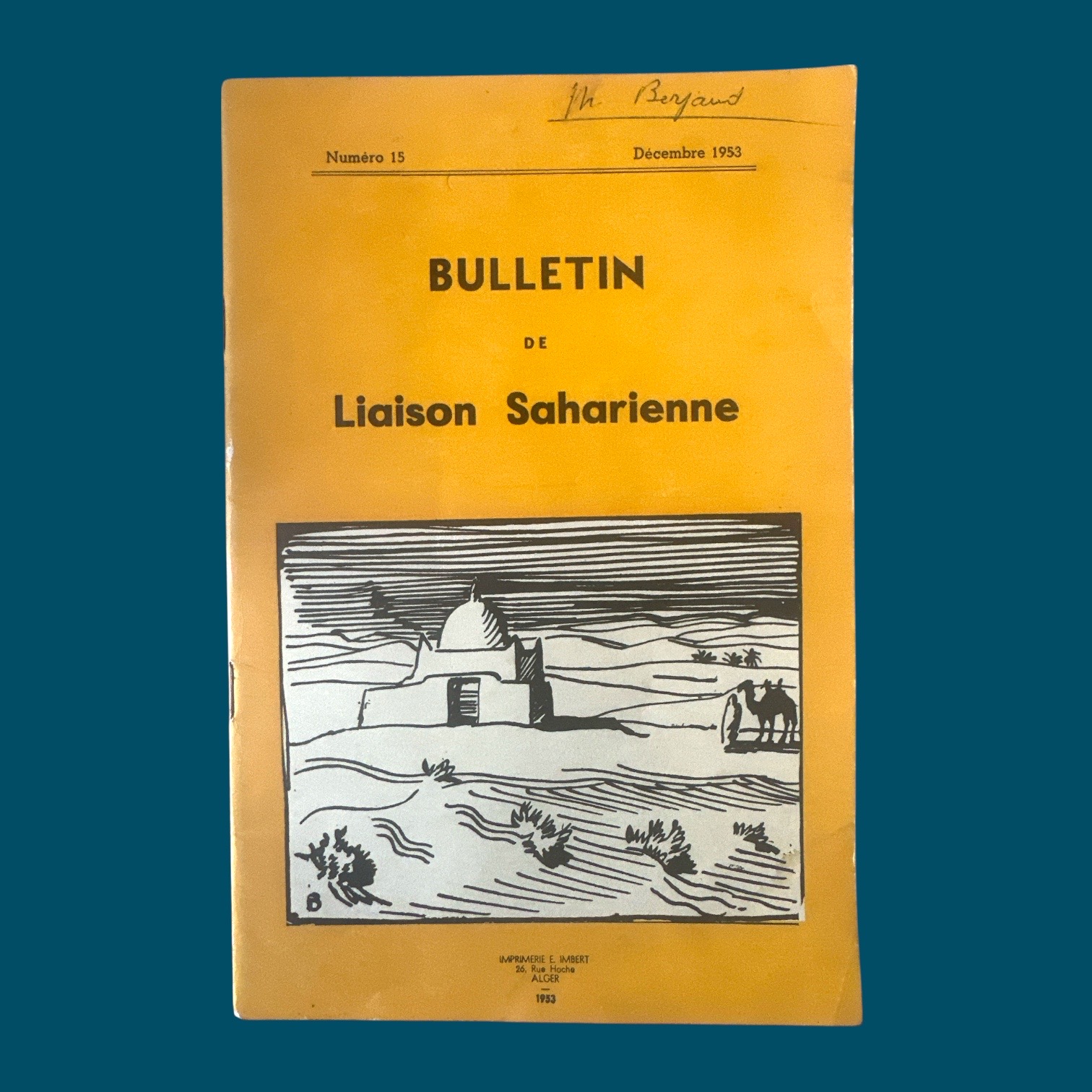 Bulletin de Liaison Saharienne (160x240mm)