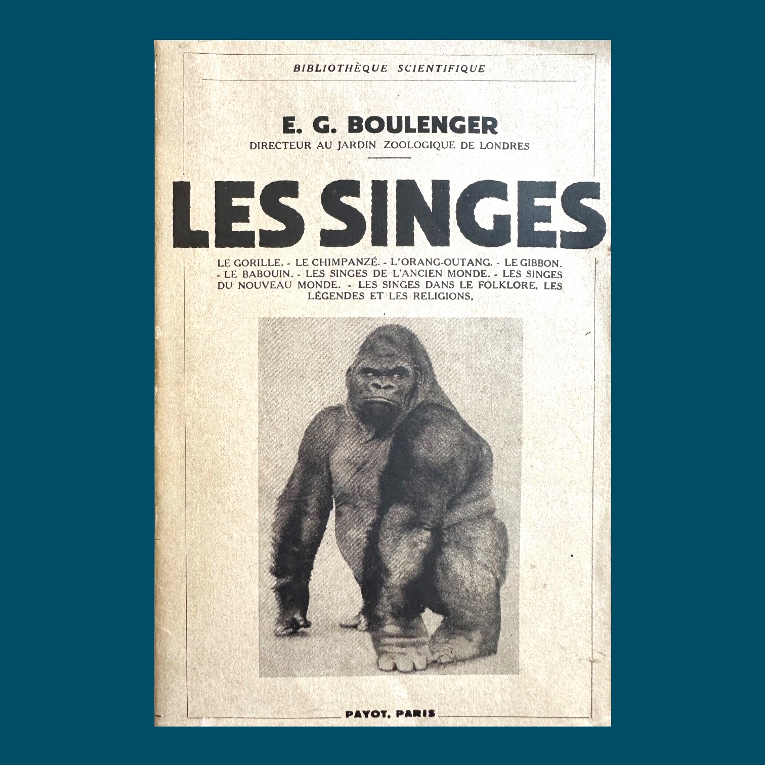 Les Singes (145x230mm)