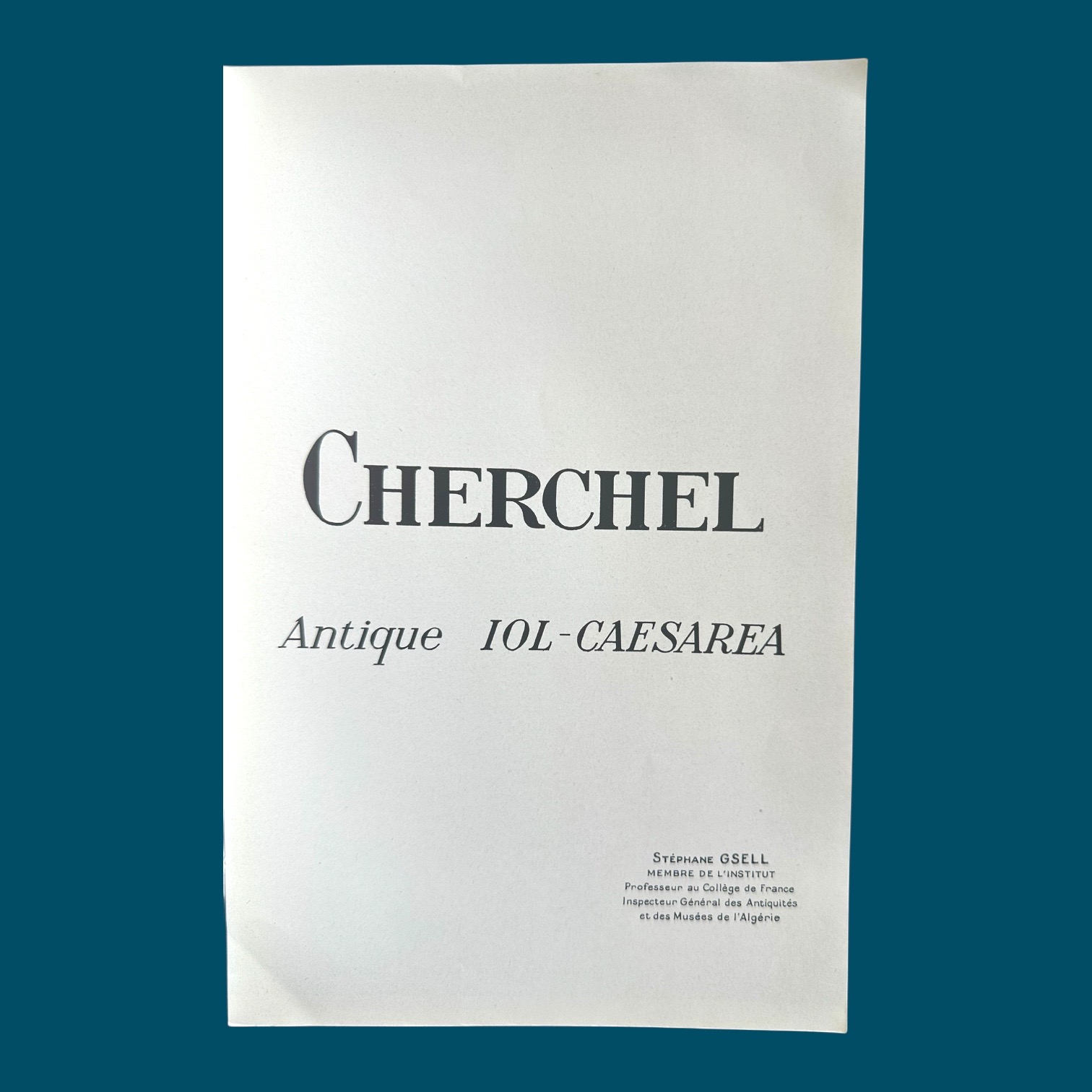 Cherchel - Antique Iol - Caesarea (160x235mm)