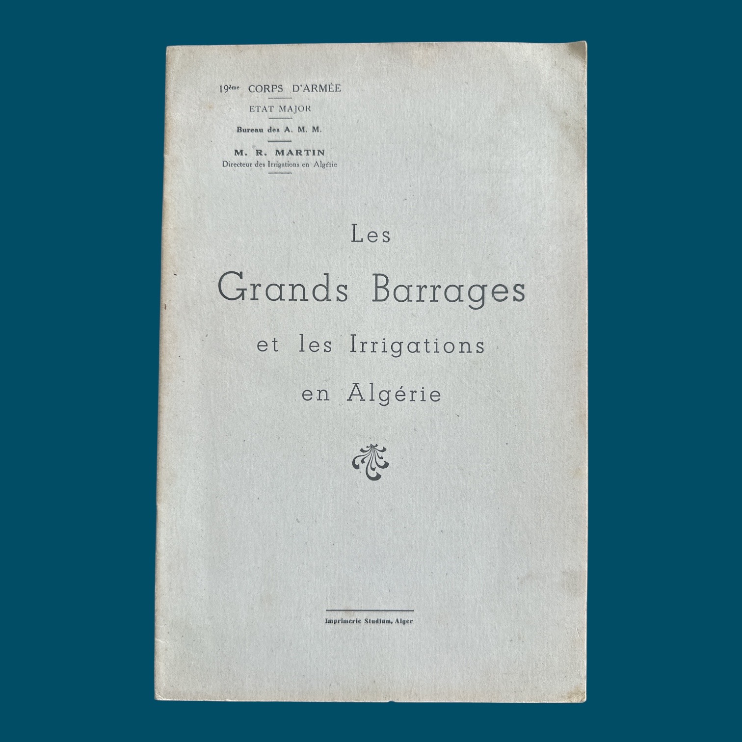Les Grands Barrages et les Irrigations en Algérie (155x240mm)