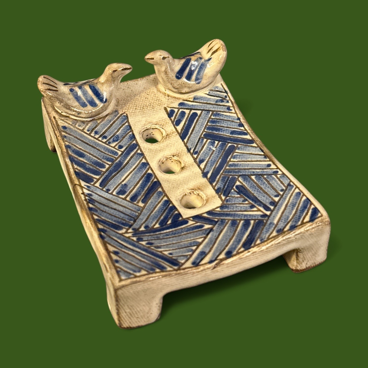 Porte-Savon Céramique Bestiaire du Fayoum (11x9cm)