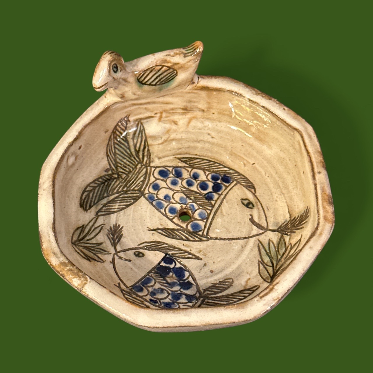 Porte-Savon Céramique Bestiaire du Fayoum (12x8cm)