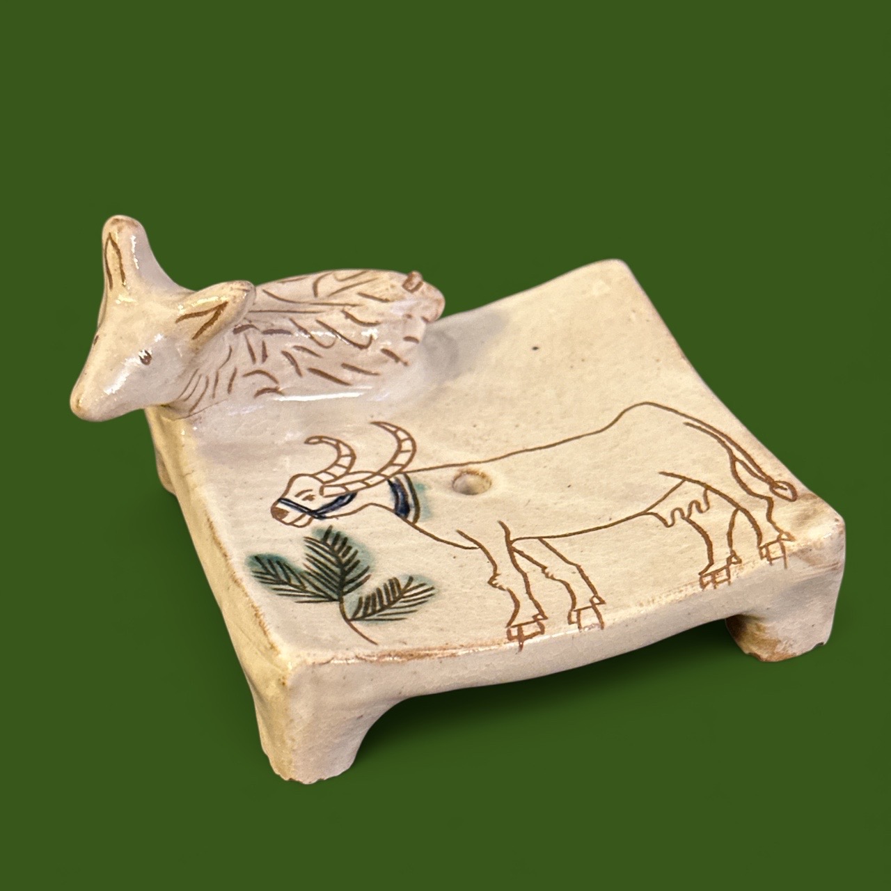 Porte-Savon Céramique Bestiaire du Fayoum (10x6cm)
