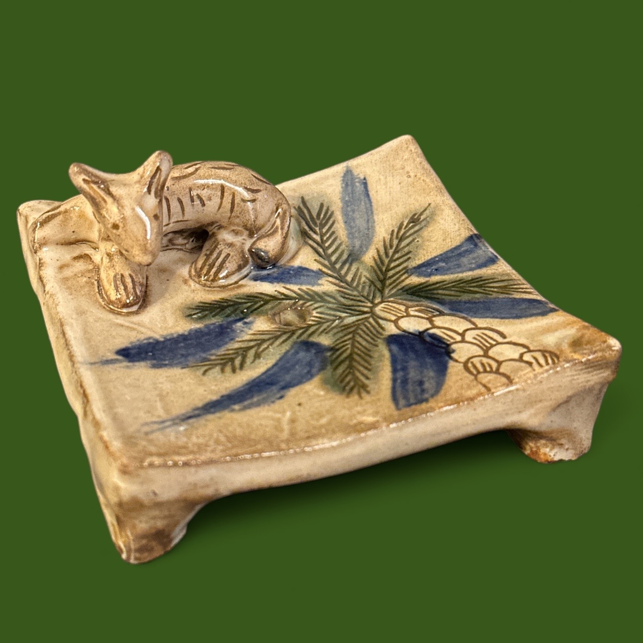 Porte-Savon Céramique Bestiaire du Fayoum (10x9cm)