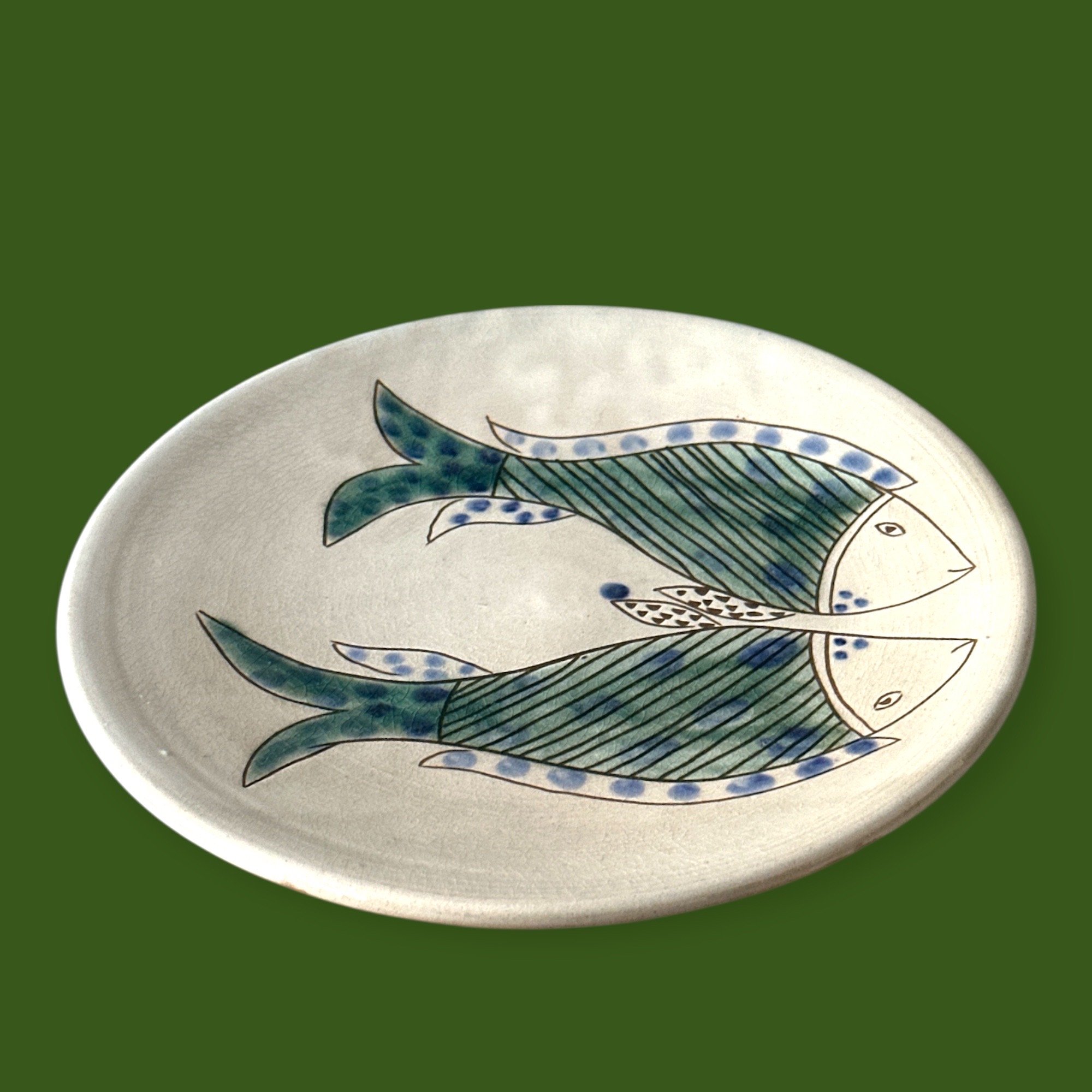 Assiettes Céramique du Fayoum (22x2cm)