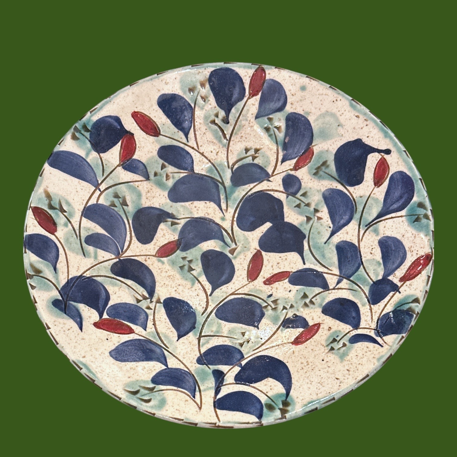 Assiette Céramique Ateliers du Fayoum (24x6cm)