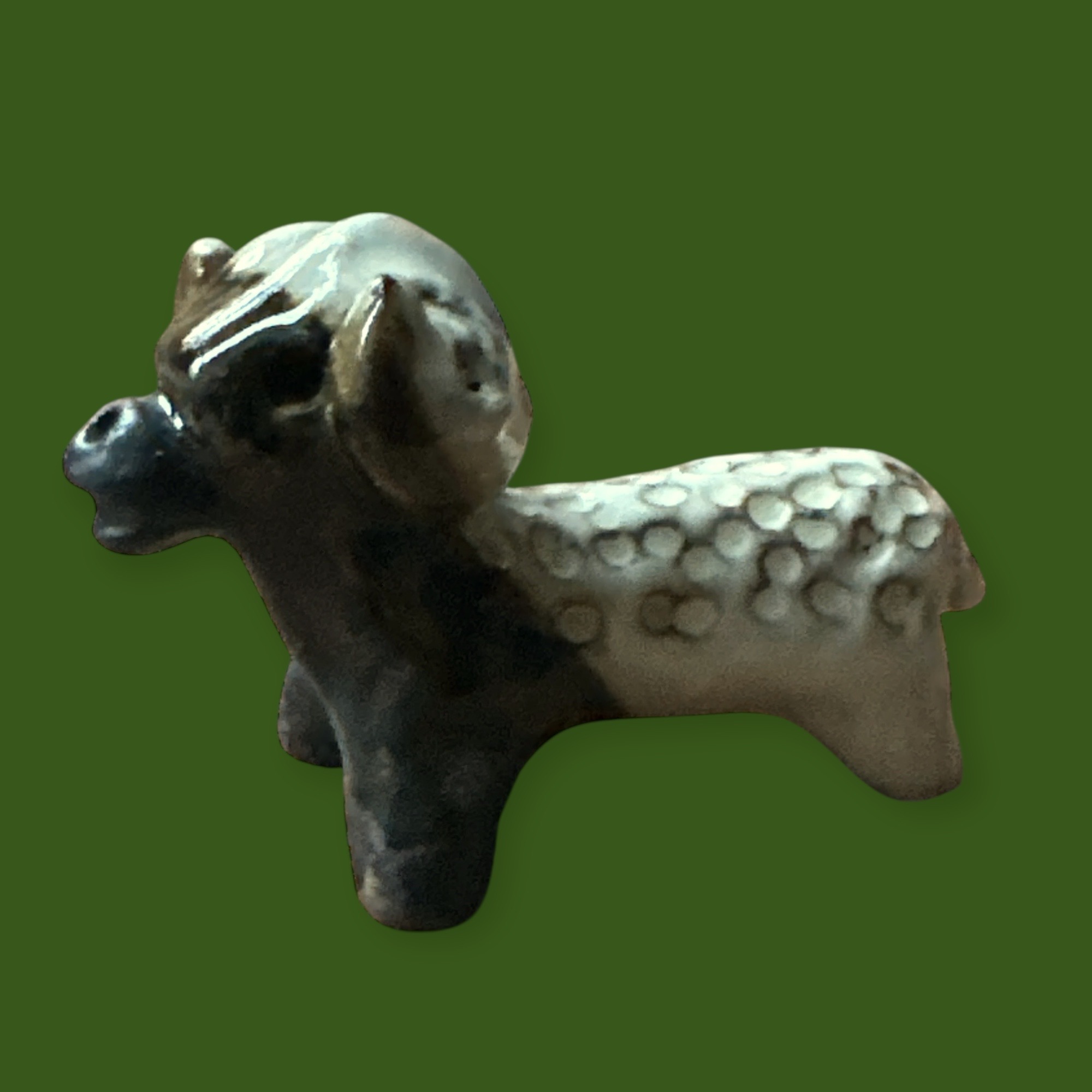 Figurine Animalière Céramique Ecole du Fayoum (8x5cm)