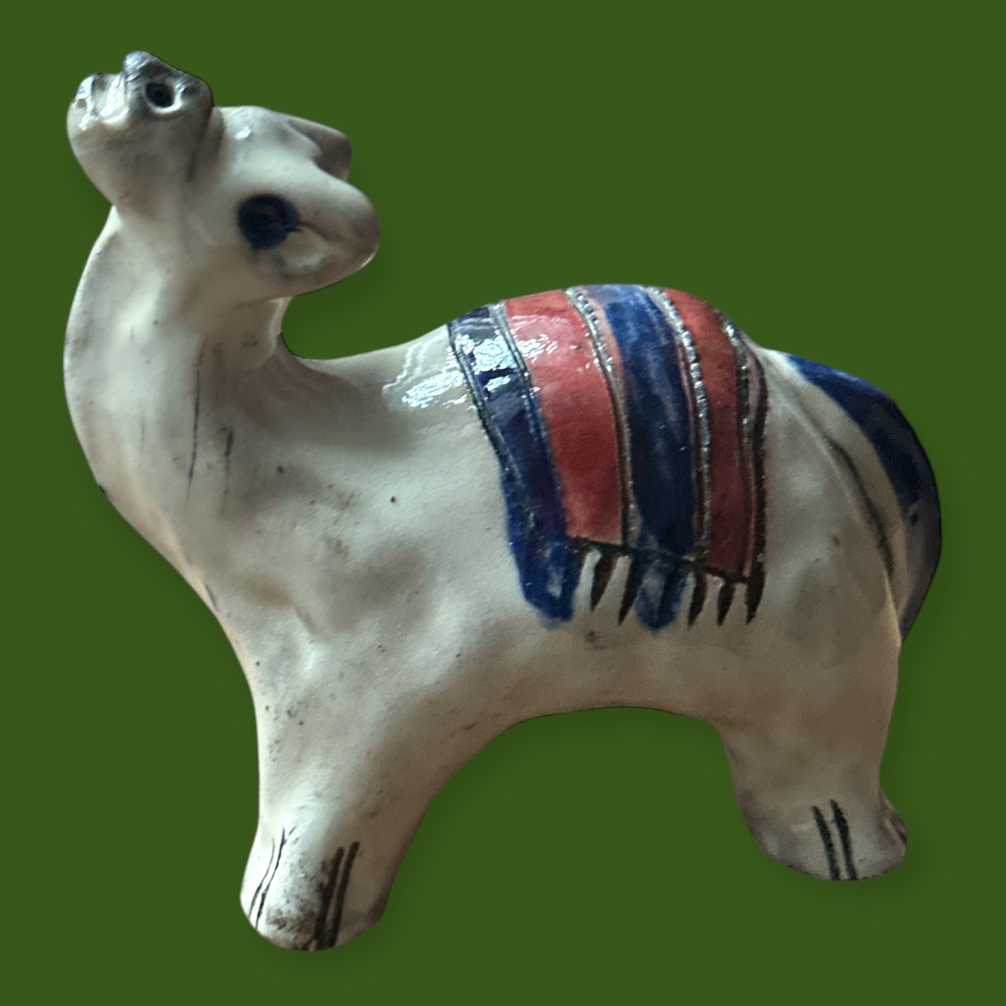 Figurine Animalière Céramique Ecole du Fayoum (12x8cm)