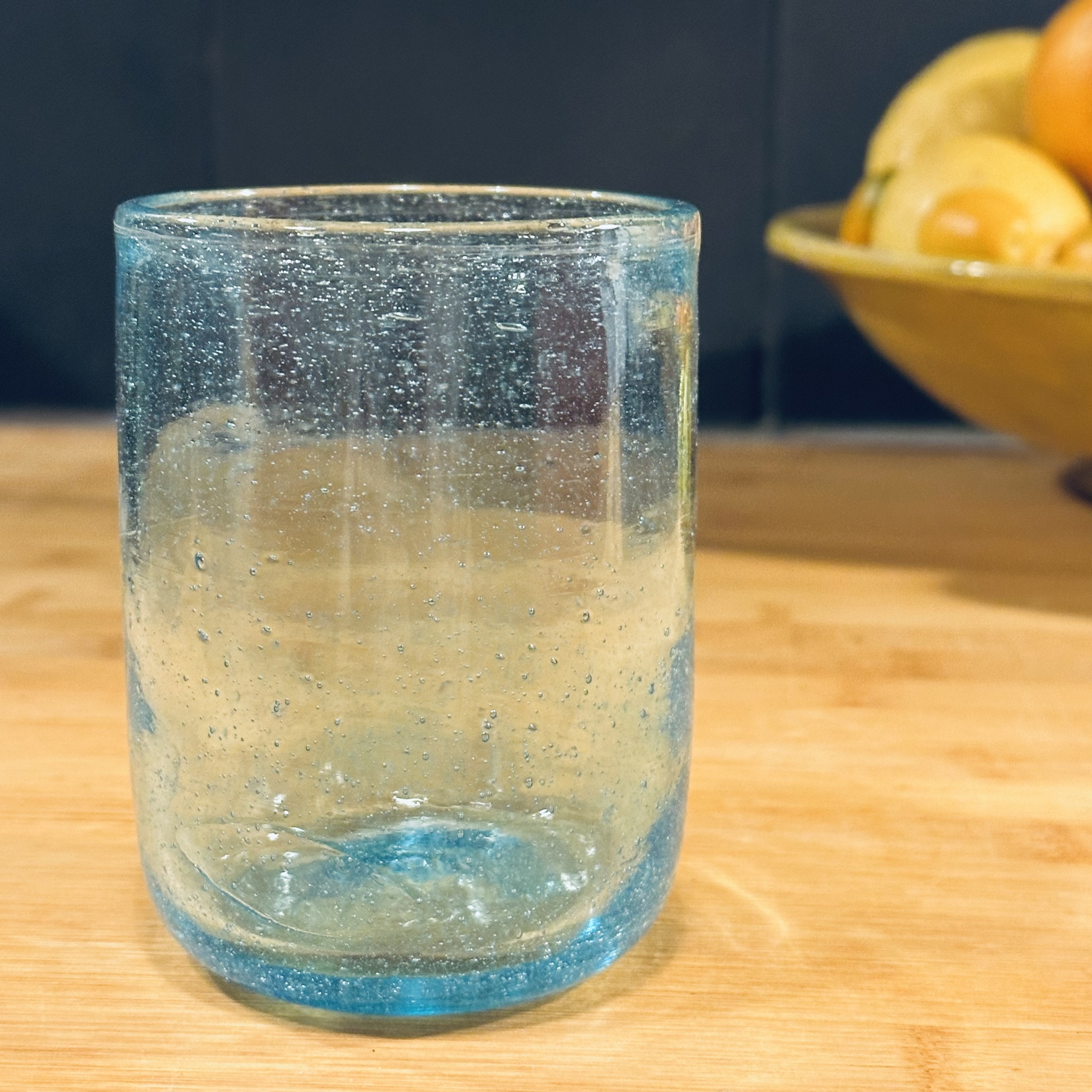 Verre Palantir bleu menthe. VerPa7. La Route des Rois. Lifestyle. Verres Soufflés Egypte