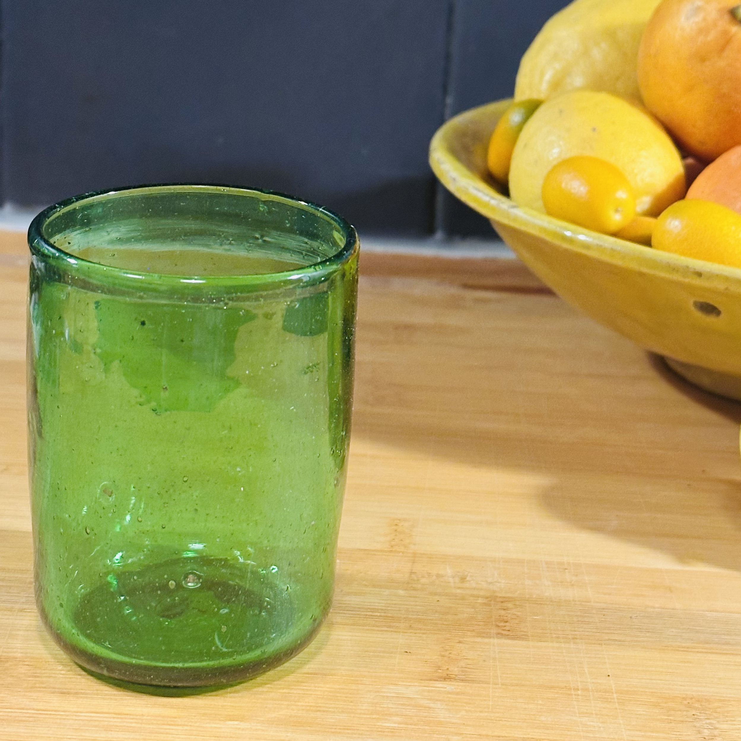 Verre Palantir vert Egypte. VerPa5. La Route des Rois. Lifestyle. Verre soufflé Egypte