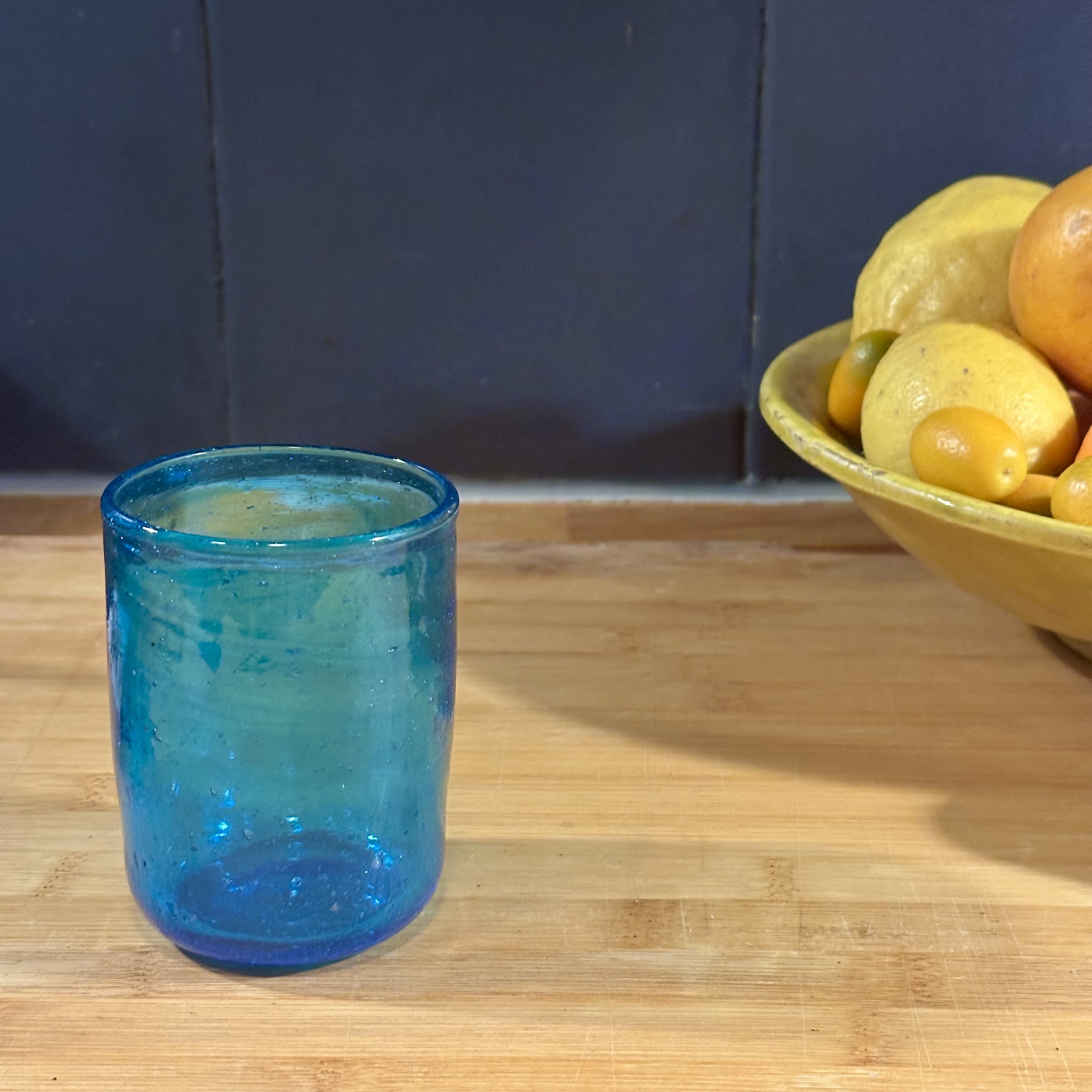 Verre Palantir turquoise Egypte. VerPa3. La Route des Rois. Lifestyle. Verre soufflé Egypte
