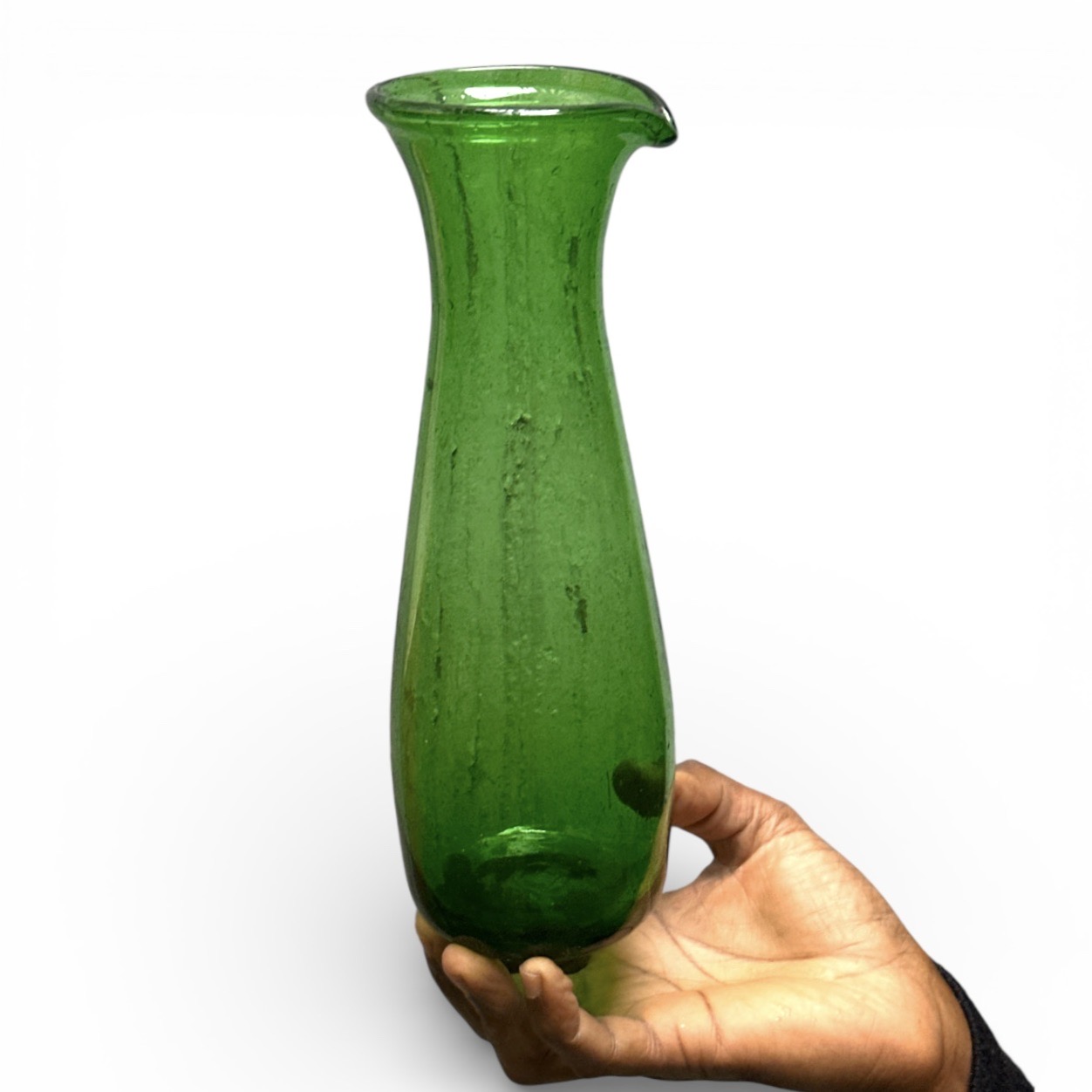 Carafe Hestia verte Egypte. VerHeCa3. La Route des Rois. Lifestyle. Verres Soufflés Egypte