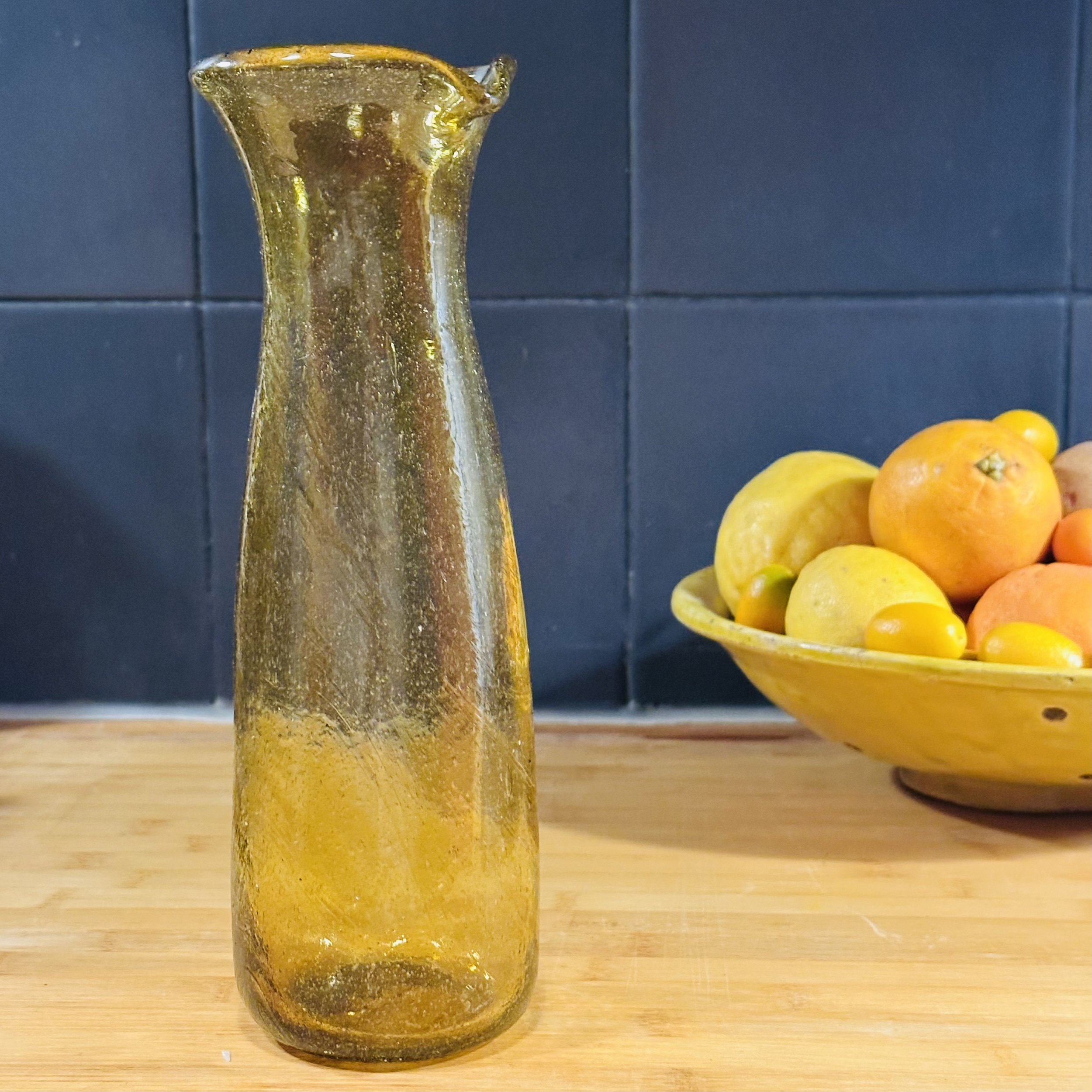 Carafe Hestia dorée Egypte. VerHeCa4. La Route des Rois. Lifestyle. Verres Soufflés Egypte