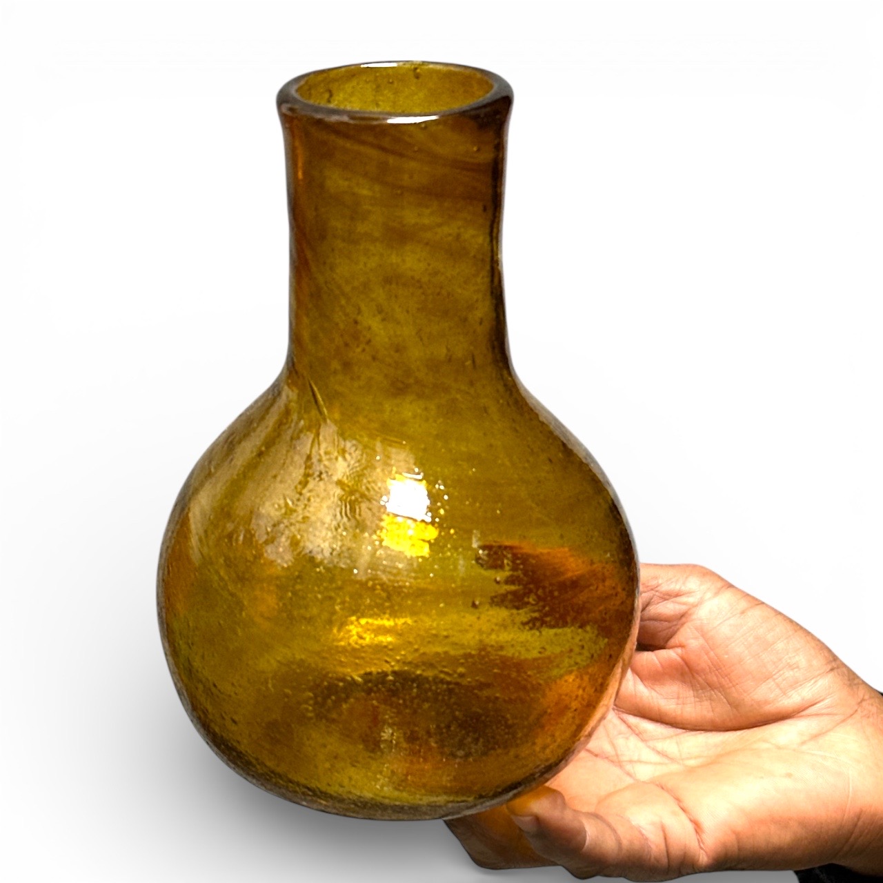 Carafe Mouna ambre Egypte. VerMoCa12. La Route des Rois. Lifestyle. Verres Soufflés Egypte