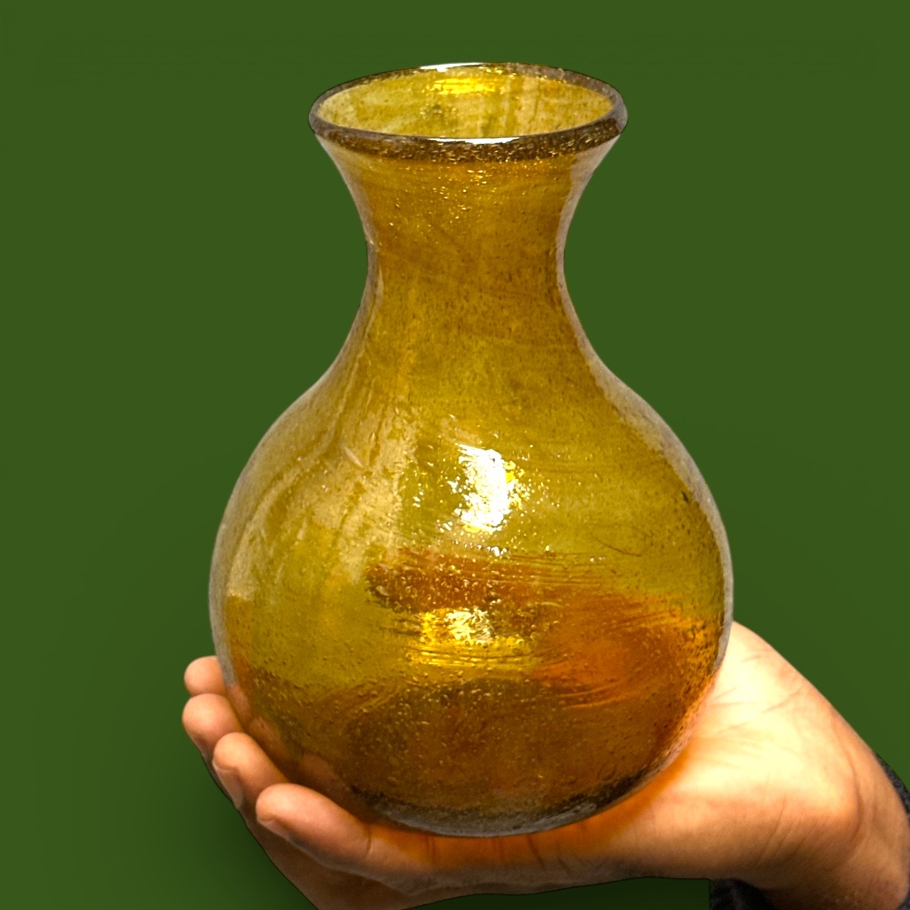 Carafe Badr ambre Egypte (13x18cm)