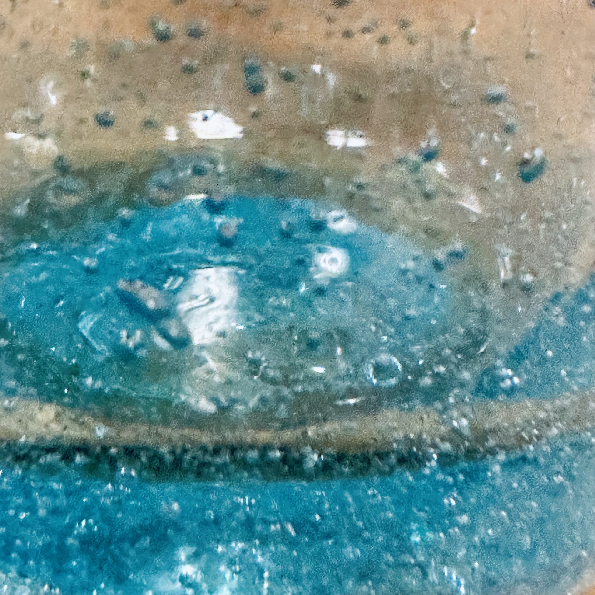 Verre Aladin bleu menthe. VerAl2. La Route des Rois. Lifestyle. Verres Soufflés Egypte