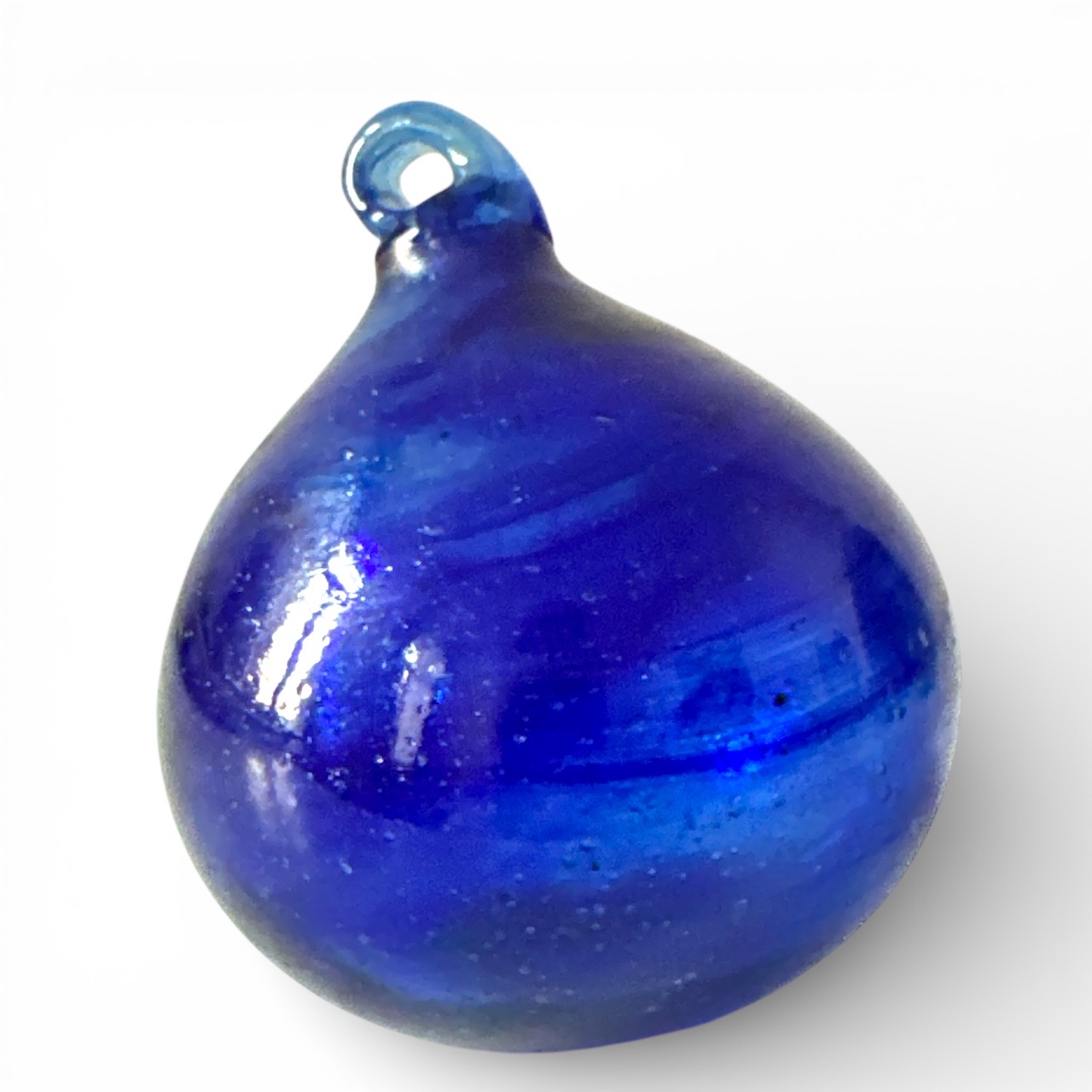 Boule de verre bleu nuit. Aurora Egypte. Small. VerBou10. Lifestyle. Pâte de Verre Décorative