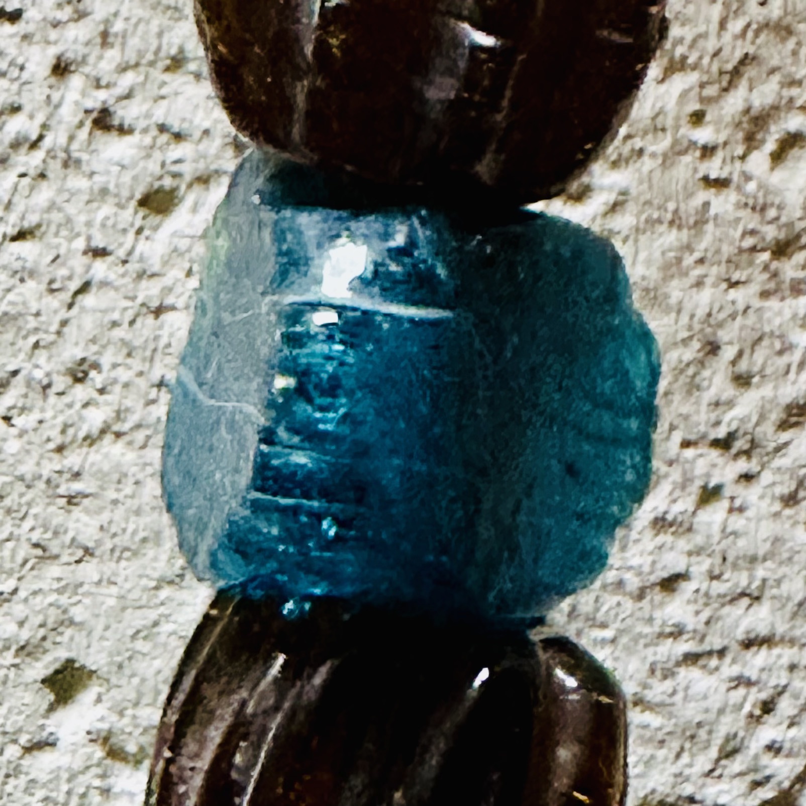 Guirlande Verre Soufflé verte. Bulle Ornement. VerGuiB10. Lifestyle. Pâte de Verre Décorative