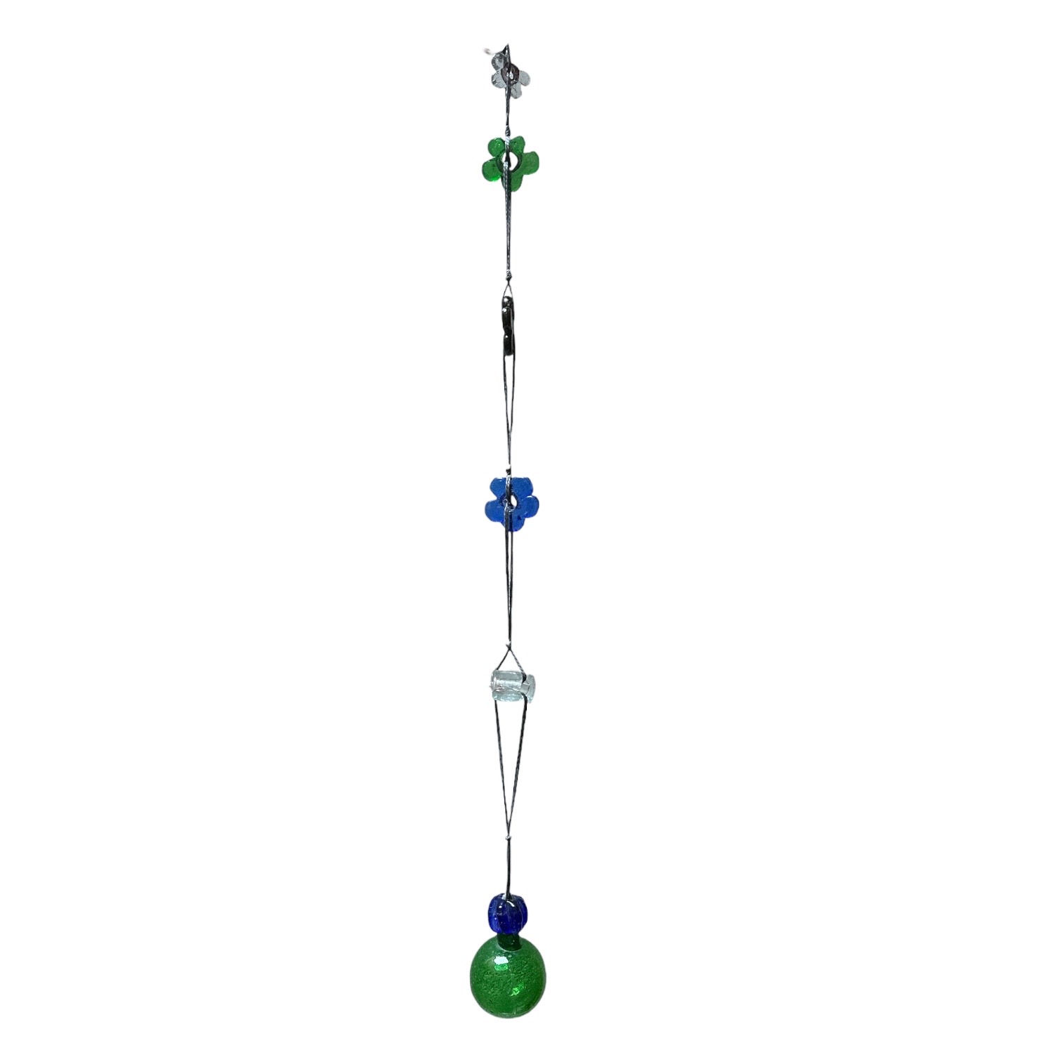 Guirlande Verre Soufflé verte. Bulle Ornement. VerGuiB12. Lifestyle. Pâte de Verre Décorative
