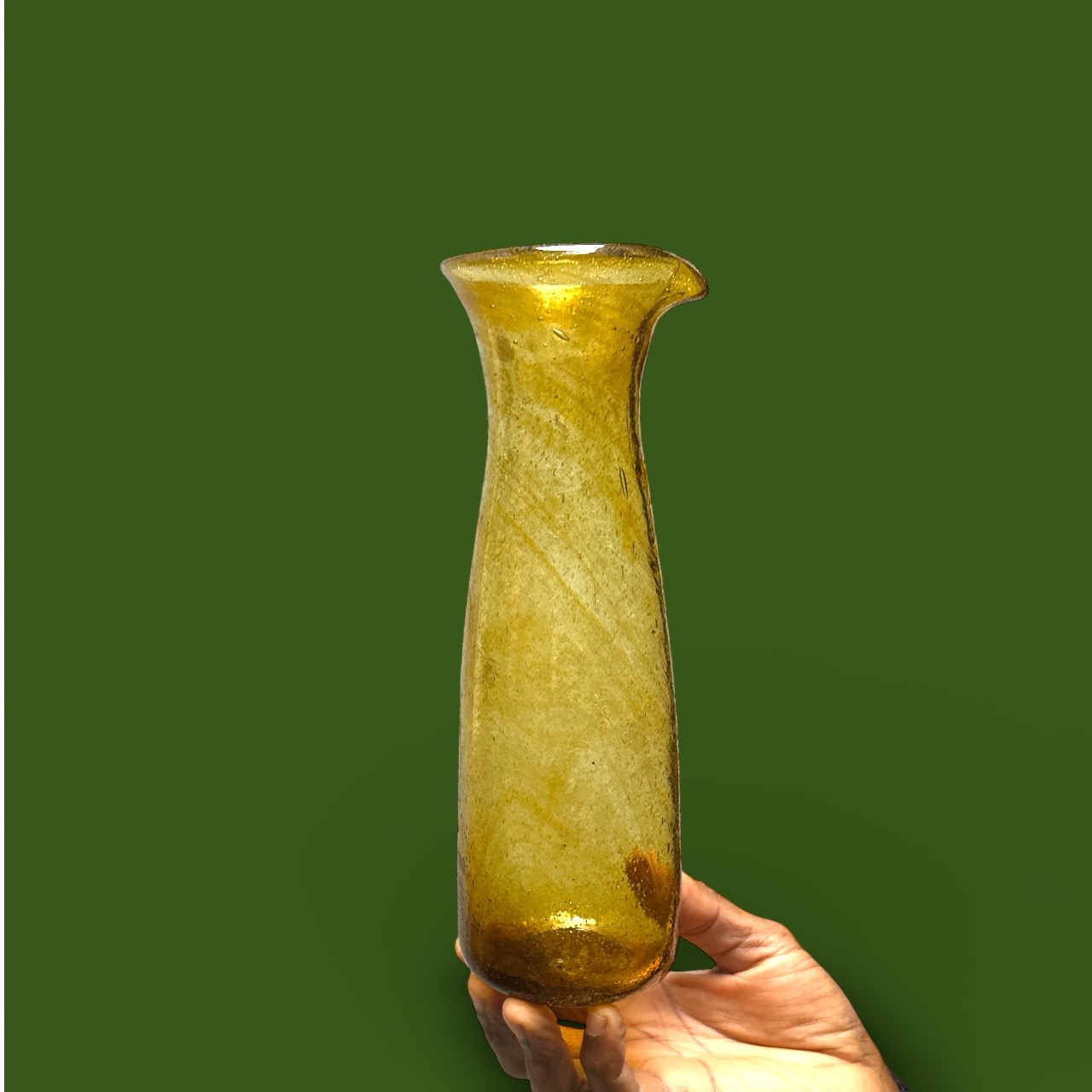Carafe Hestia dorée Egypte (9x25cm)