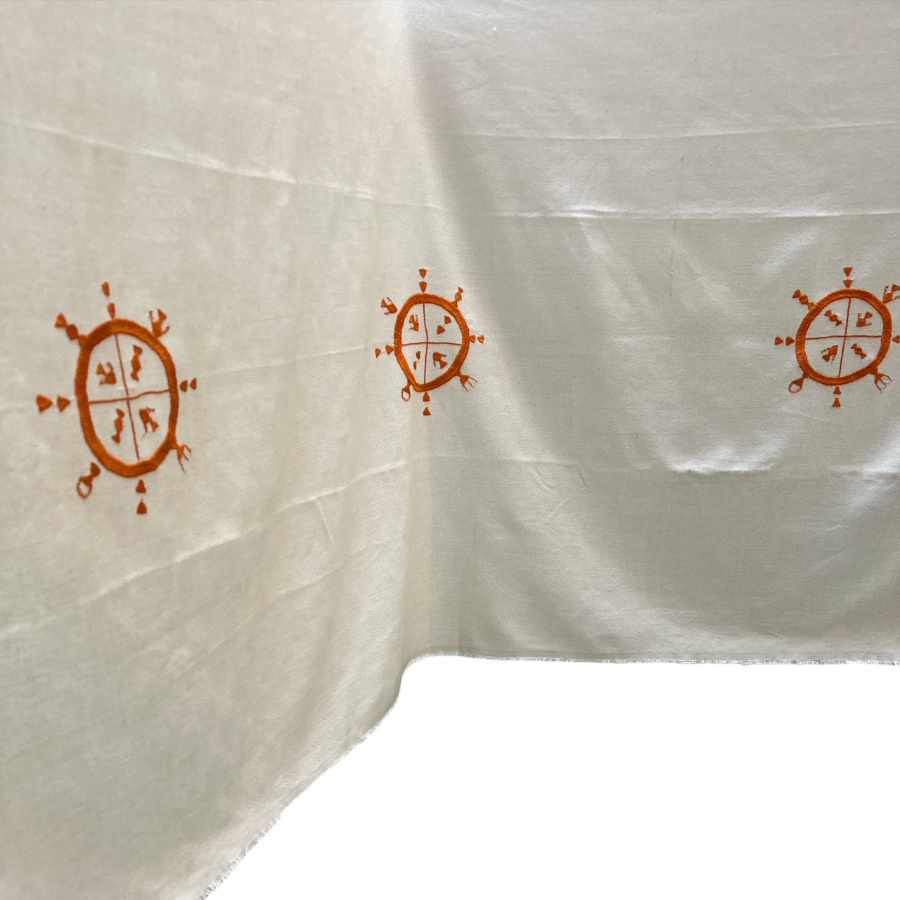 Fouta Amazigh Djebel Orange. TexDj7. La Route des Rois. Lifestyle. Textile