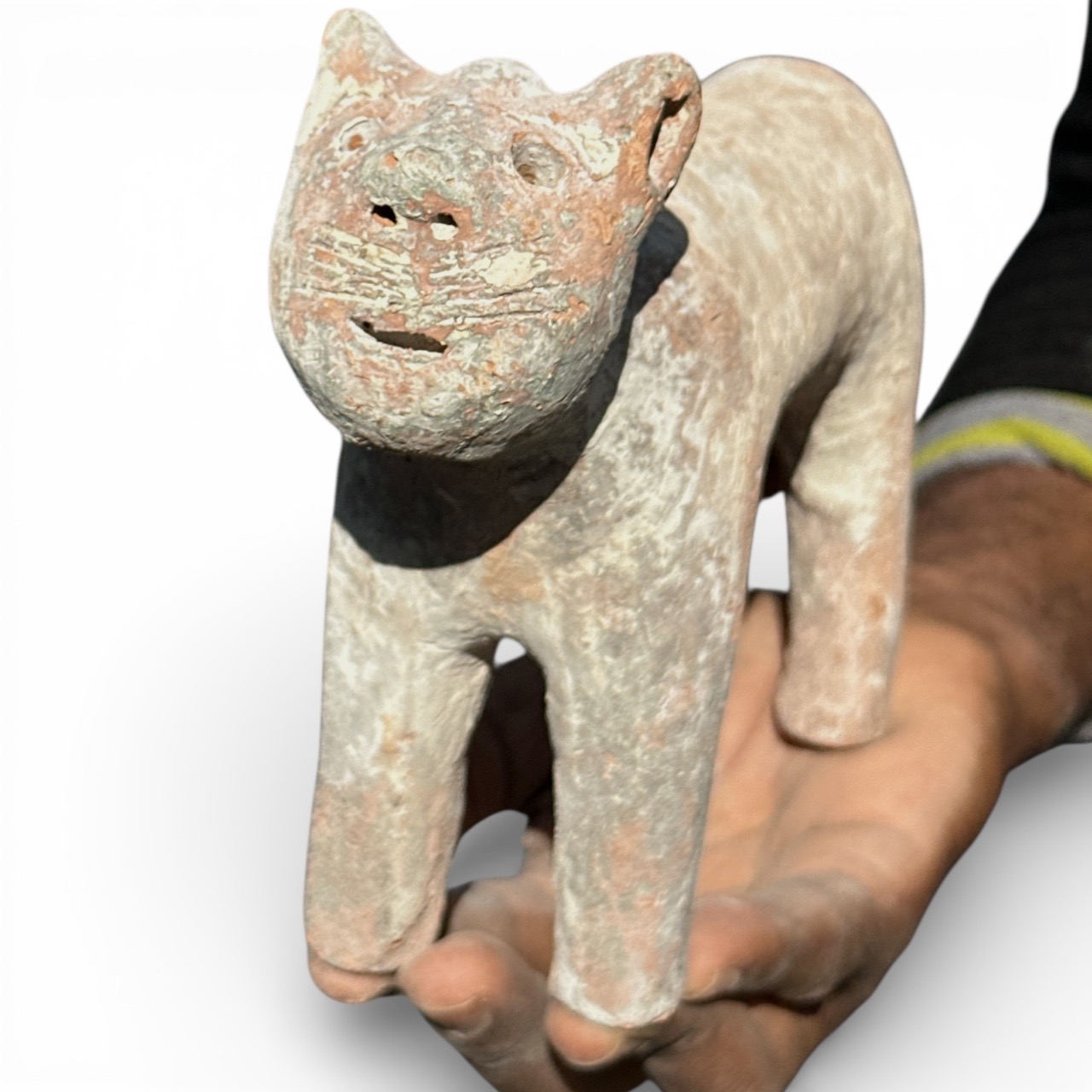 Figurine en terre cuite Fayoum - Chat - Egypte. PotFAn5. La Route des Rois. Lifestyle. Poterie