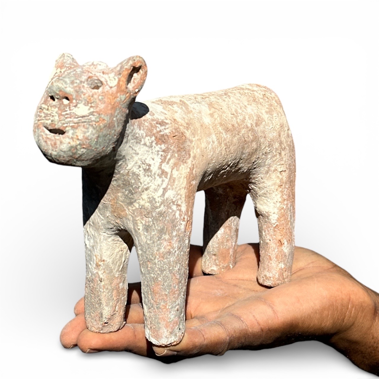Figurine en terre cuite Fayoum - Chat - Egypte. PotFAn5. La Route des Rois. Lifestyle. Poterie
