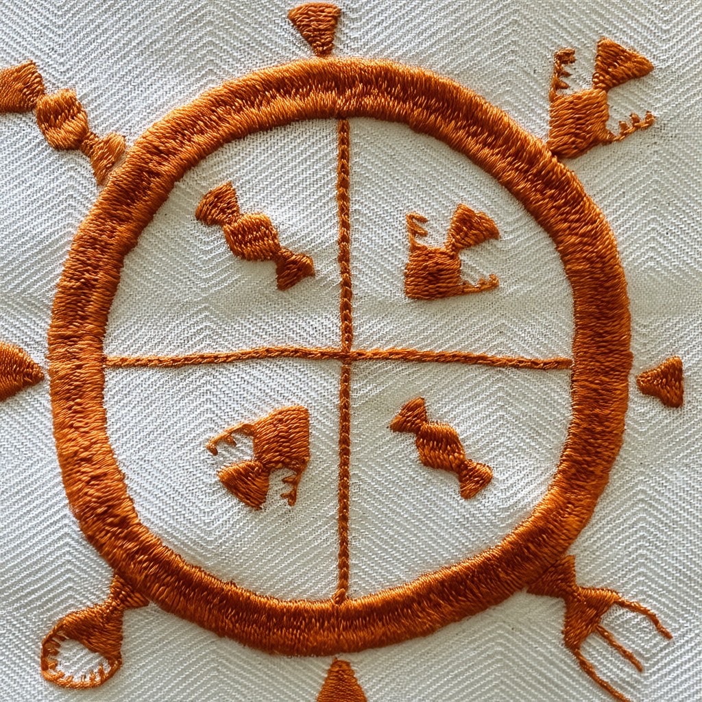 Fouta Amazigh Djebel Orange. TexDj7. La Route des Rois. Lifestyle. Textile