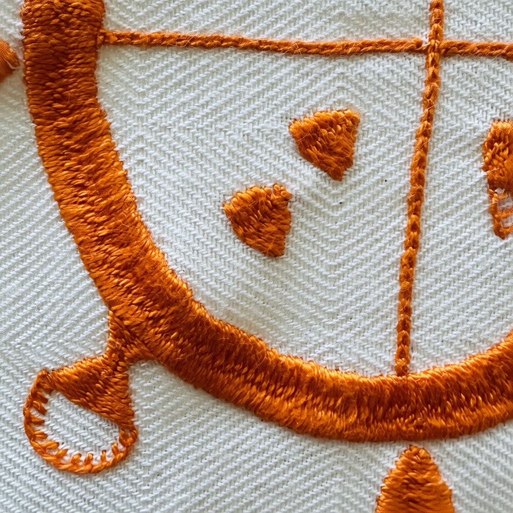Fouta Amazigh Djebel Orange. TexDj7. La Route des Rois. Lifestyle. Textile