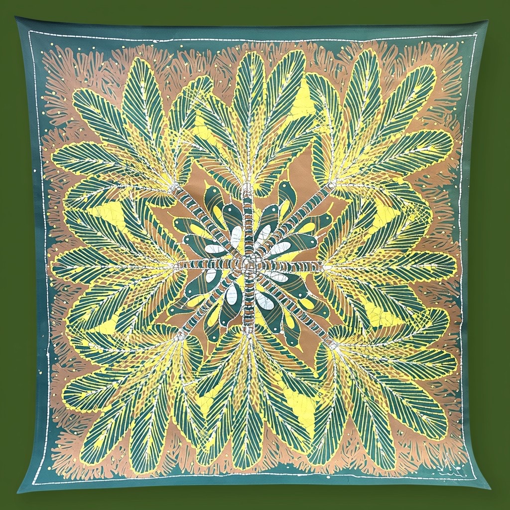 Batik Egytien Oratorio (140x140cm)