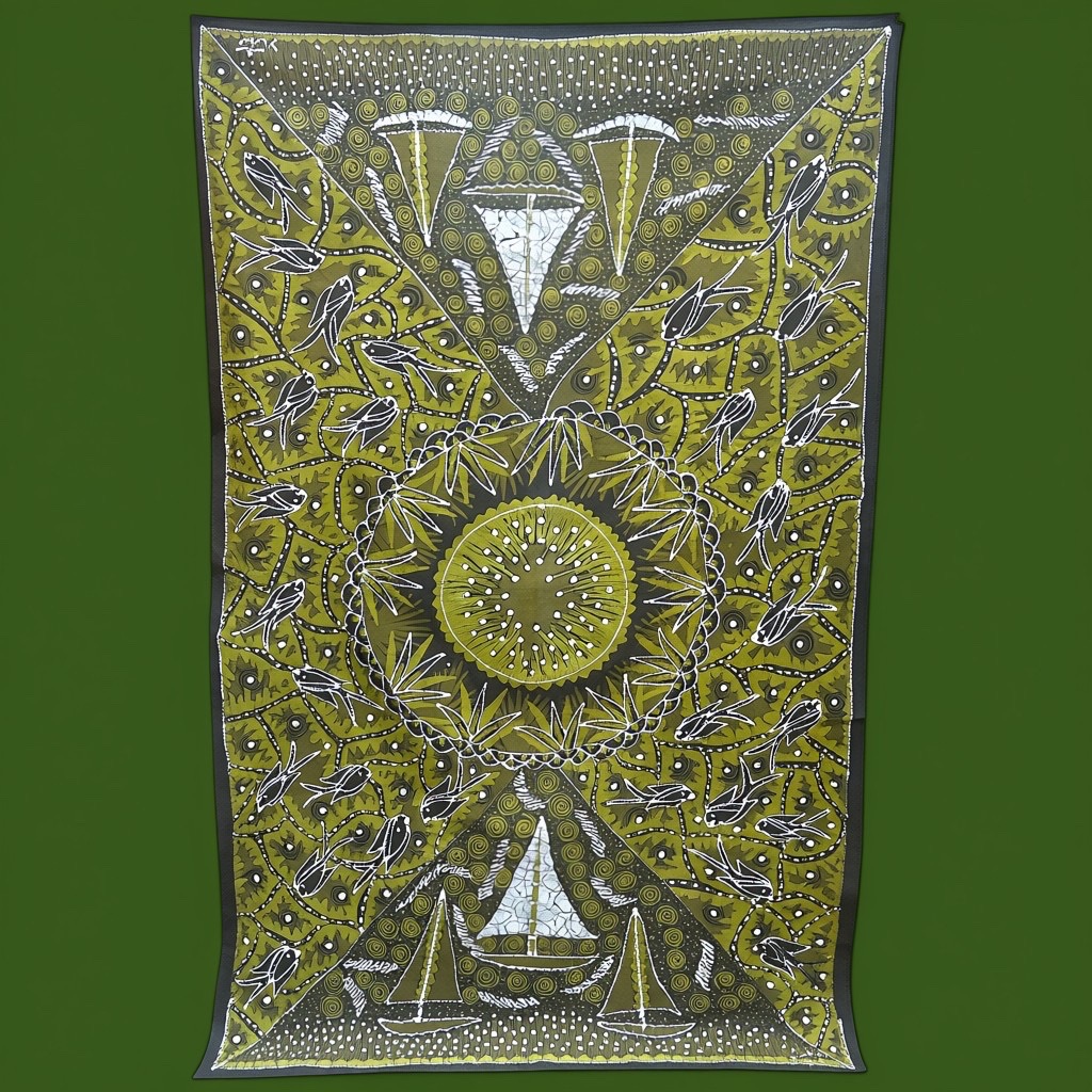 Batik Egyptien Odyssée (230x140cm)