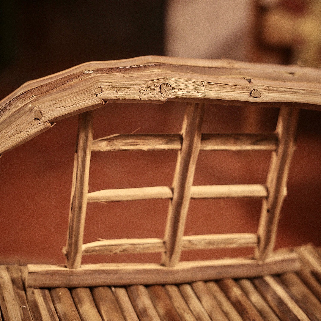 Meuble Artisanal en Bois de Palmier Dattier-Fauteuil Arioso-Egypte. MobAriF. La Route des Rois. Lifestyle. Mobilier artisanal