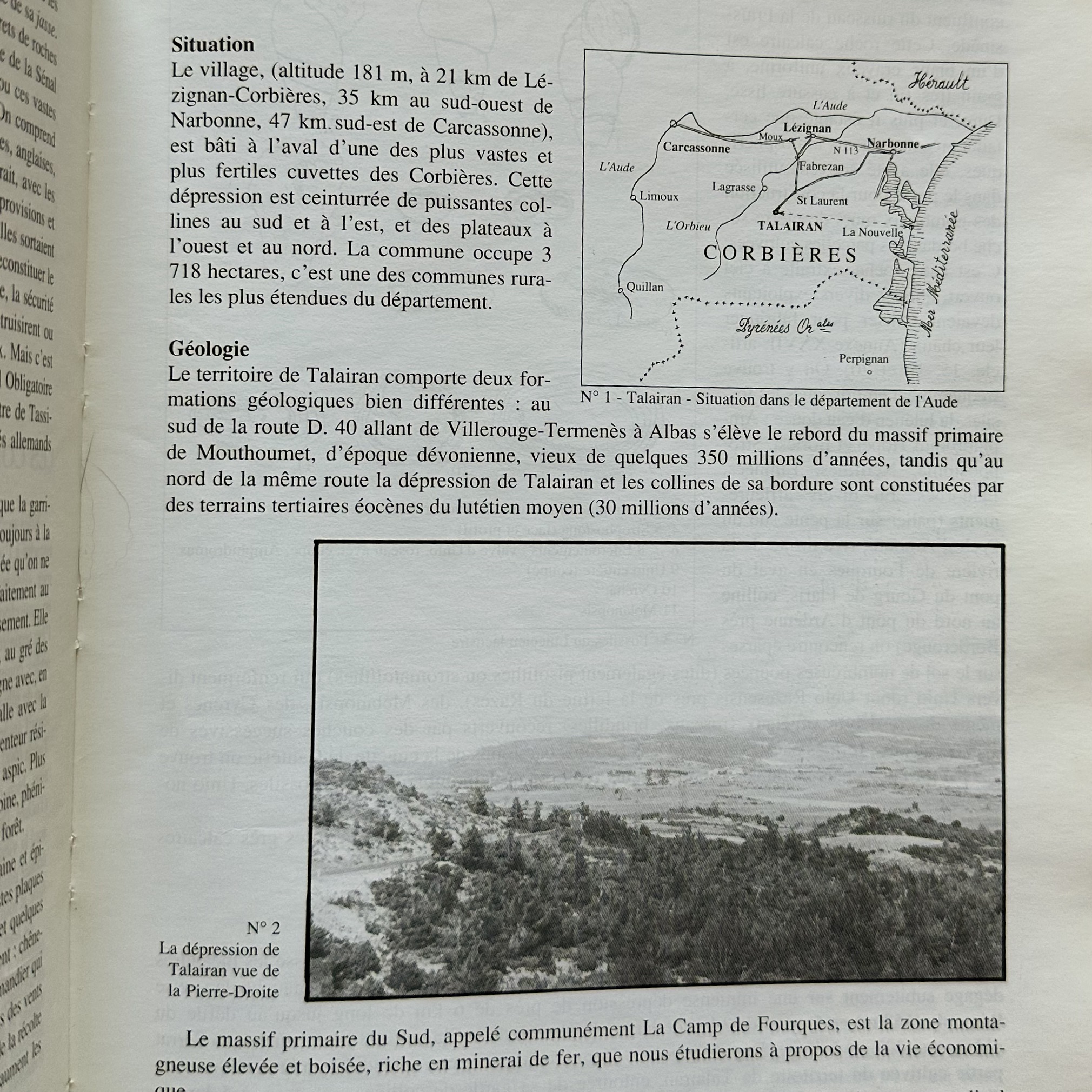 PUJET Jean : Taillairan en Corbières. La Route des Rois. Librairie. Histoire