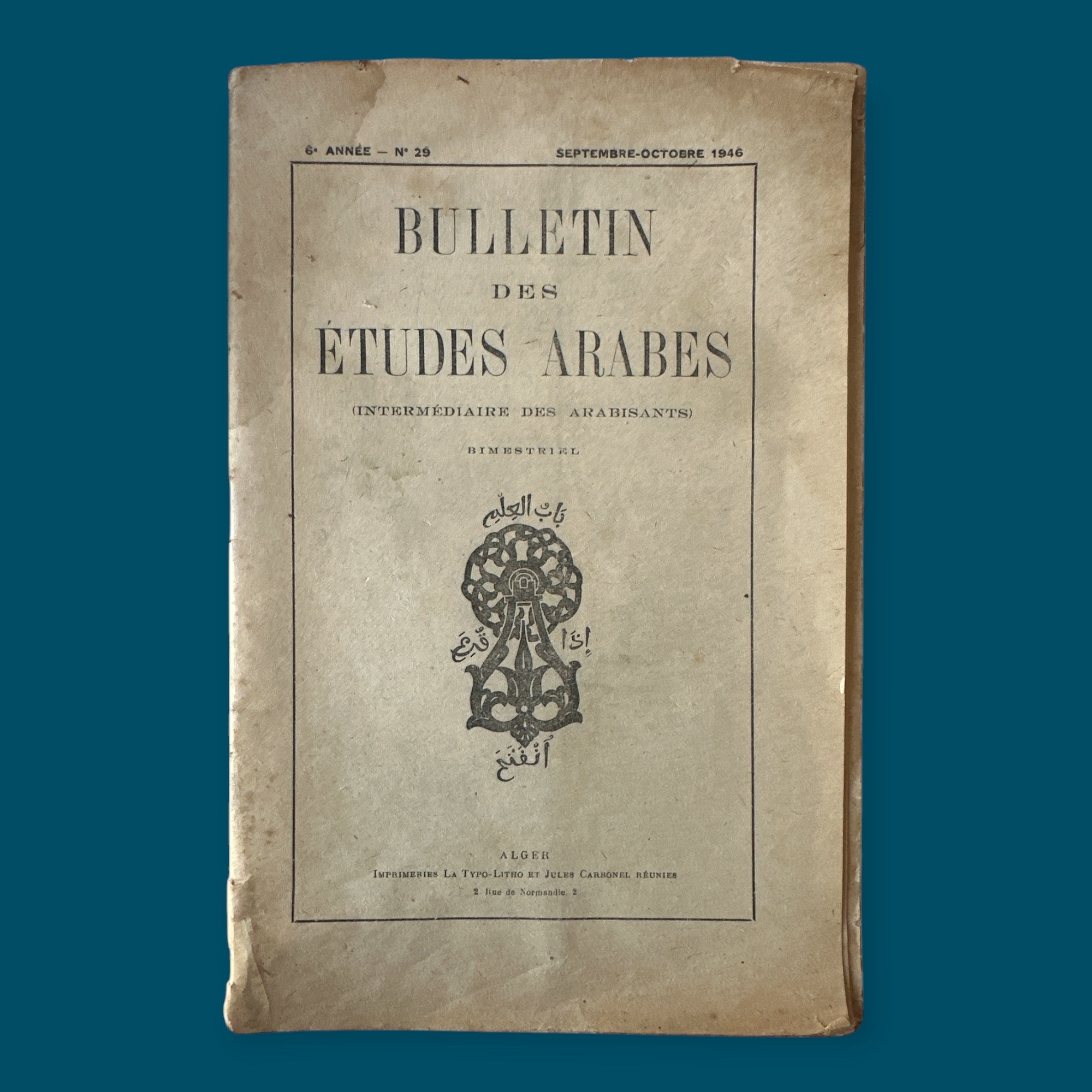 Bulletin Des Etudes Arabes