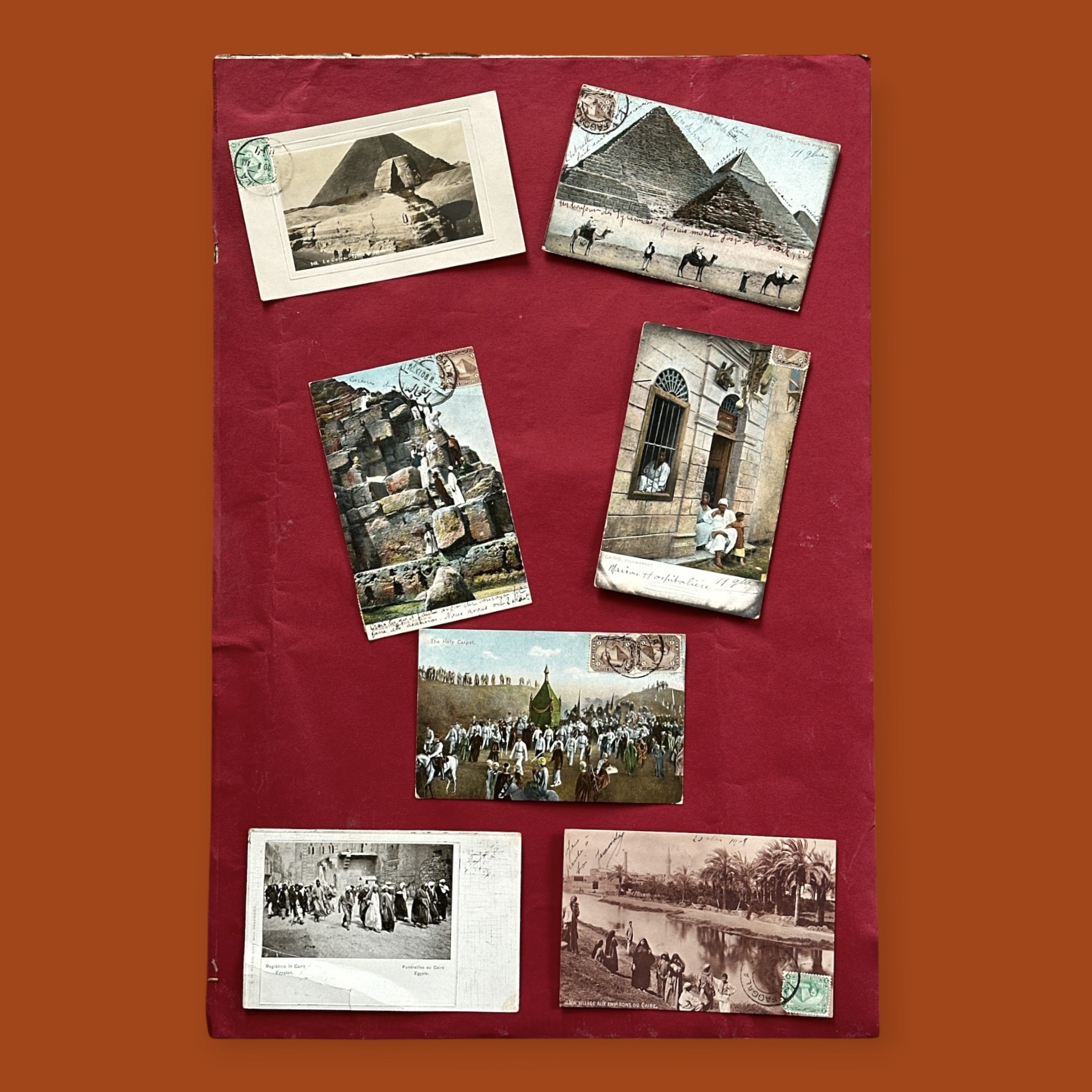 Cartes Postales Anciennes d\'Egypte  (50x34cm)