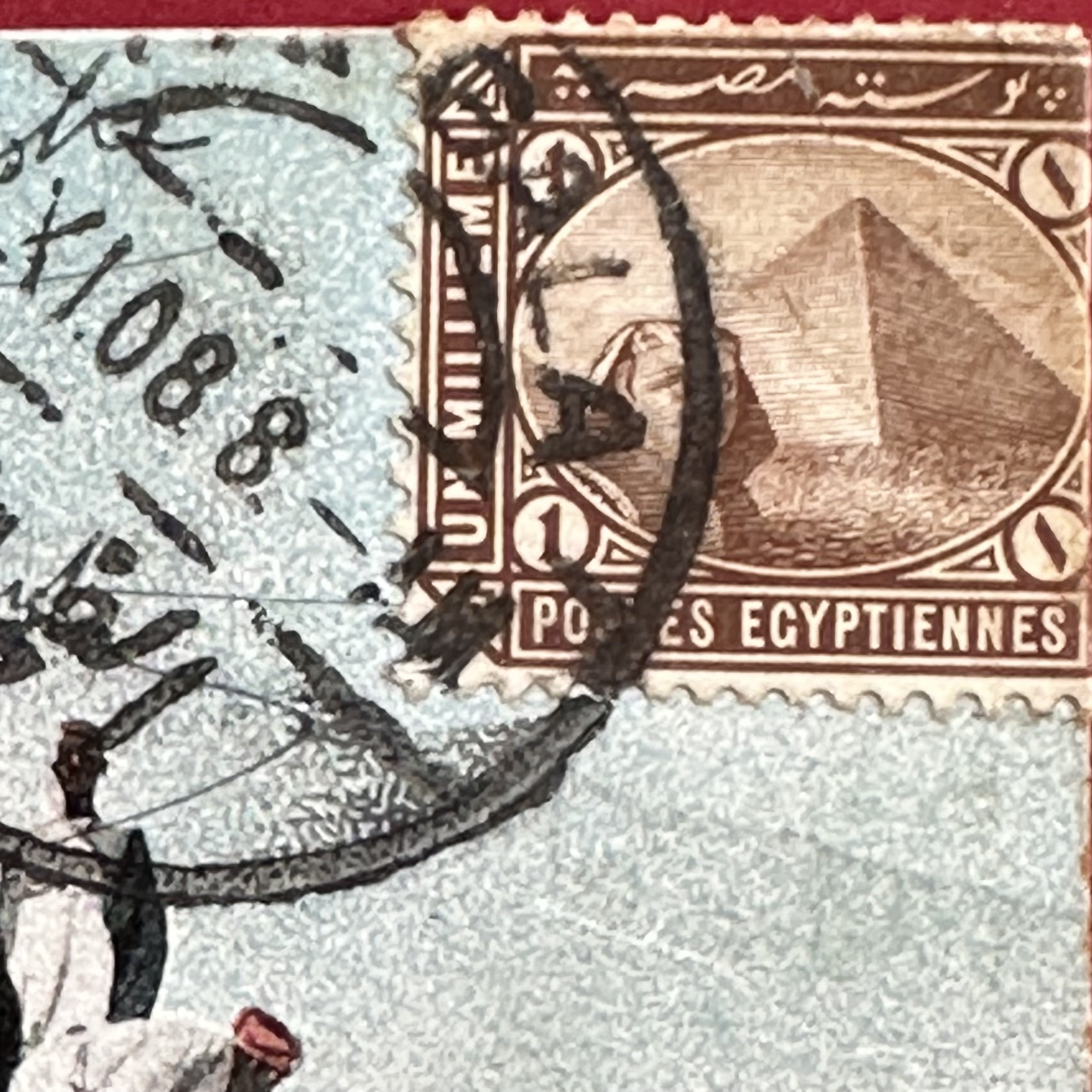 Cartes Postales Anciennes dEgypte. Bro1Cp1. La Route des Rois. Brocante