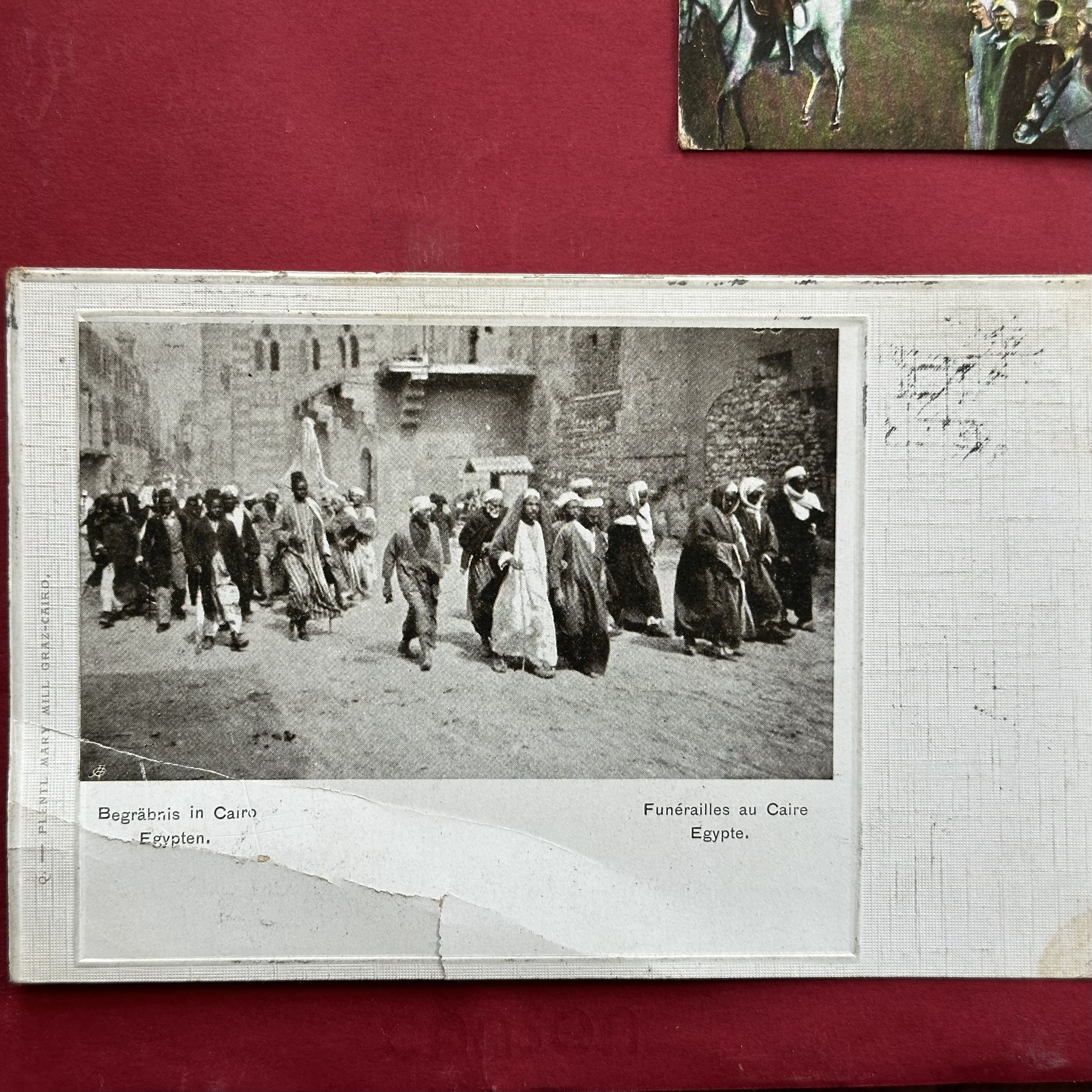 Cartes Postales Anciennes dEgypte. Bro1Cp1. La Route des Rois. Brocante