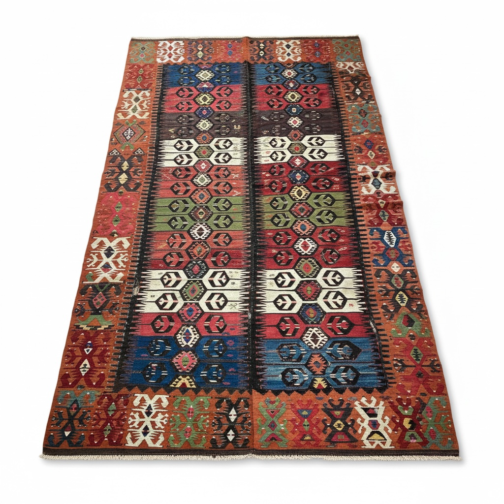 Kilim ancien. Bro1T1. La Route des Rois. Brocante