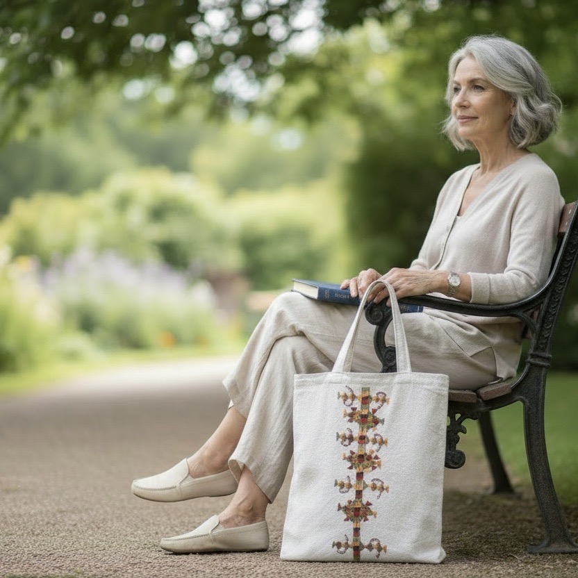 Tote Bag Shali brodé (40x34cm)