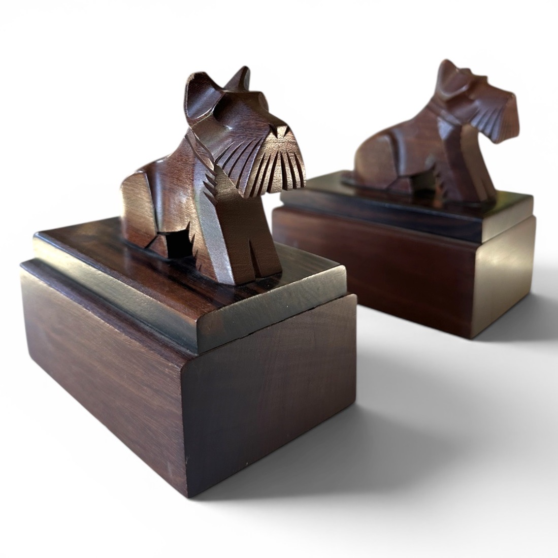 Serre-Livres Scottish Terrier. Bro1Deco3. La Route des Rois. Brocante