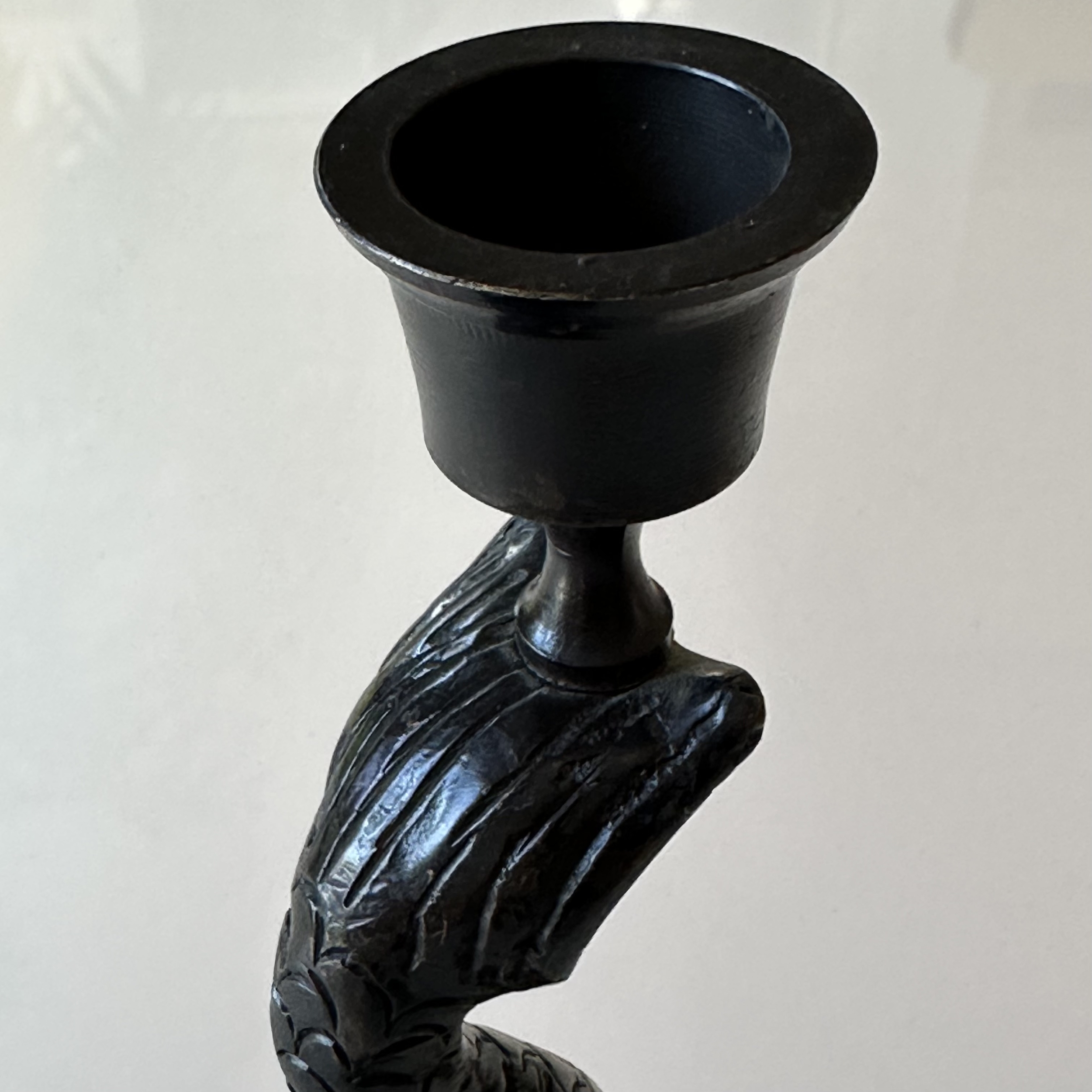 Bougeoir Carpe Koi. Bro1Deco4. La Route des Rois. Brocante